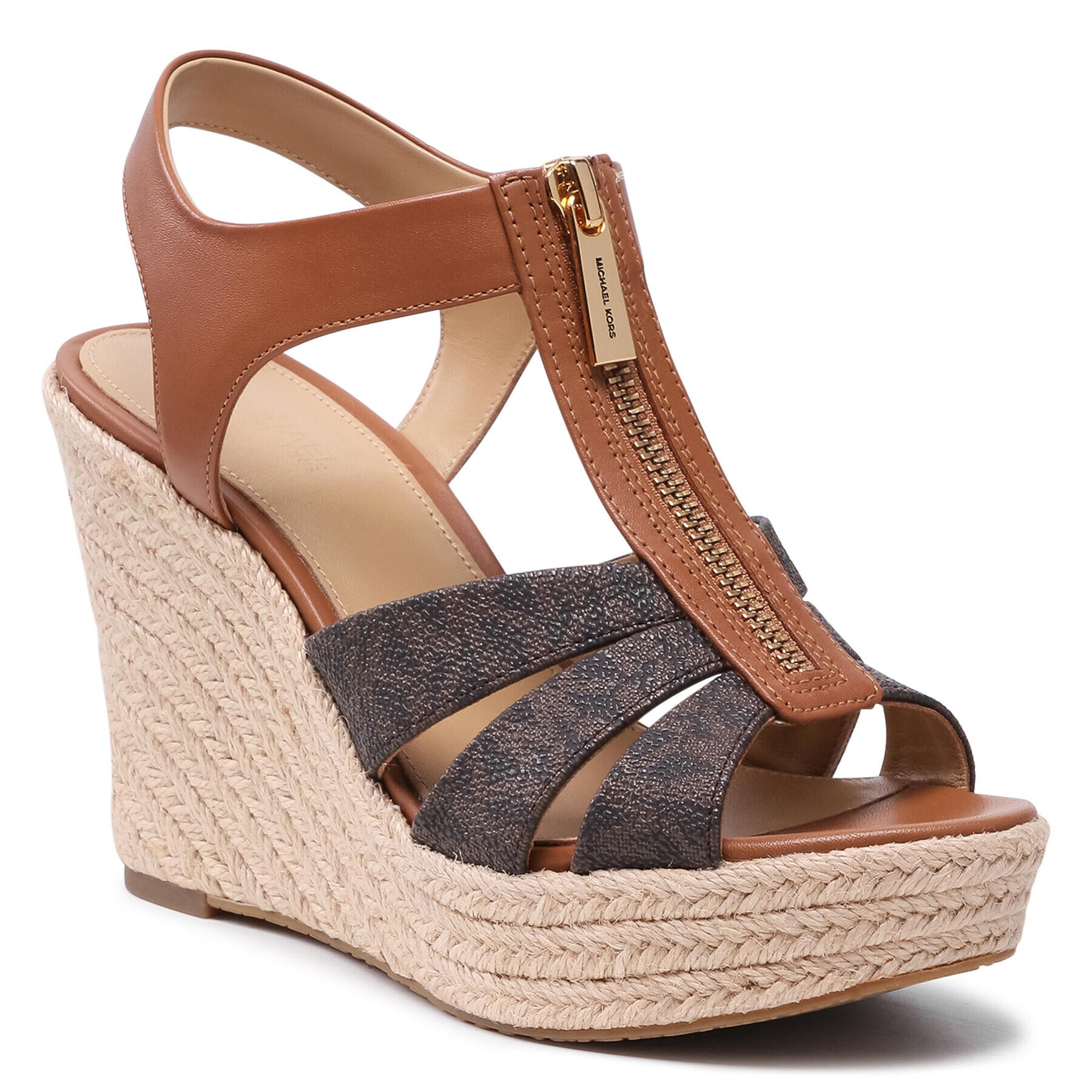 MICHAEL Michael Kors Еспадрили Berkley Wedge 40S1BRMS1B Кафяв - Pepit.bg