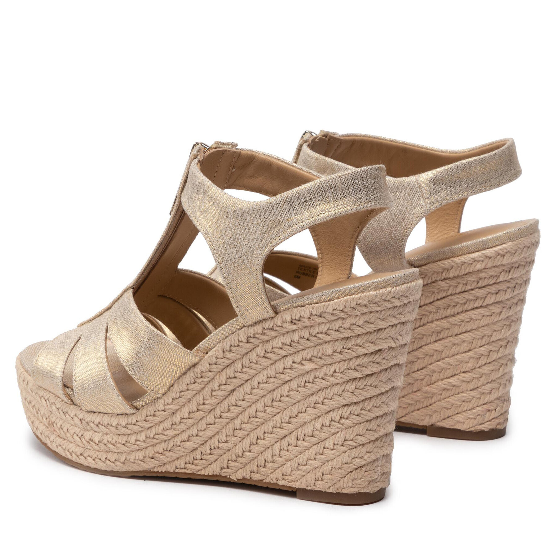 MICHAEL Michael Kors Еспадрили Berkley Wedge 40S9BRMS3D Златист - Pepit.bg