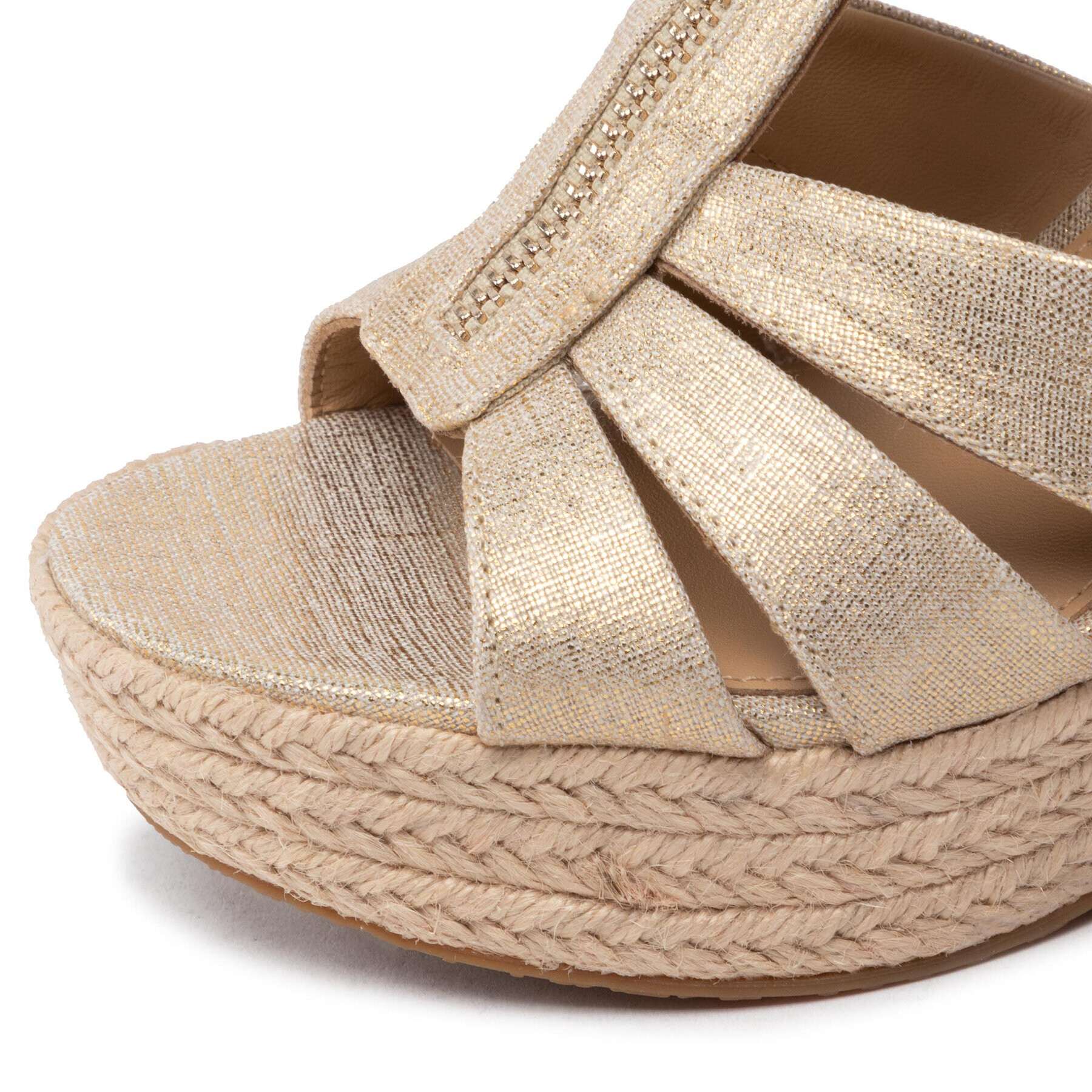 MICHAEL Michael Kors Еспадрили Berkley Wedge 40S9BRMS3D Златист - Pepit.bg