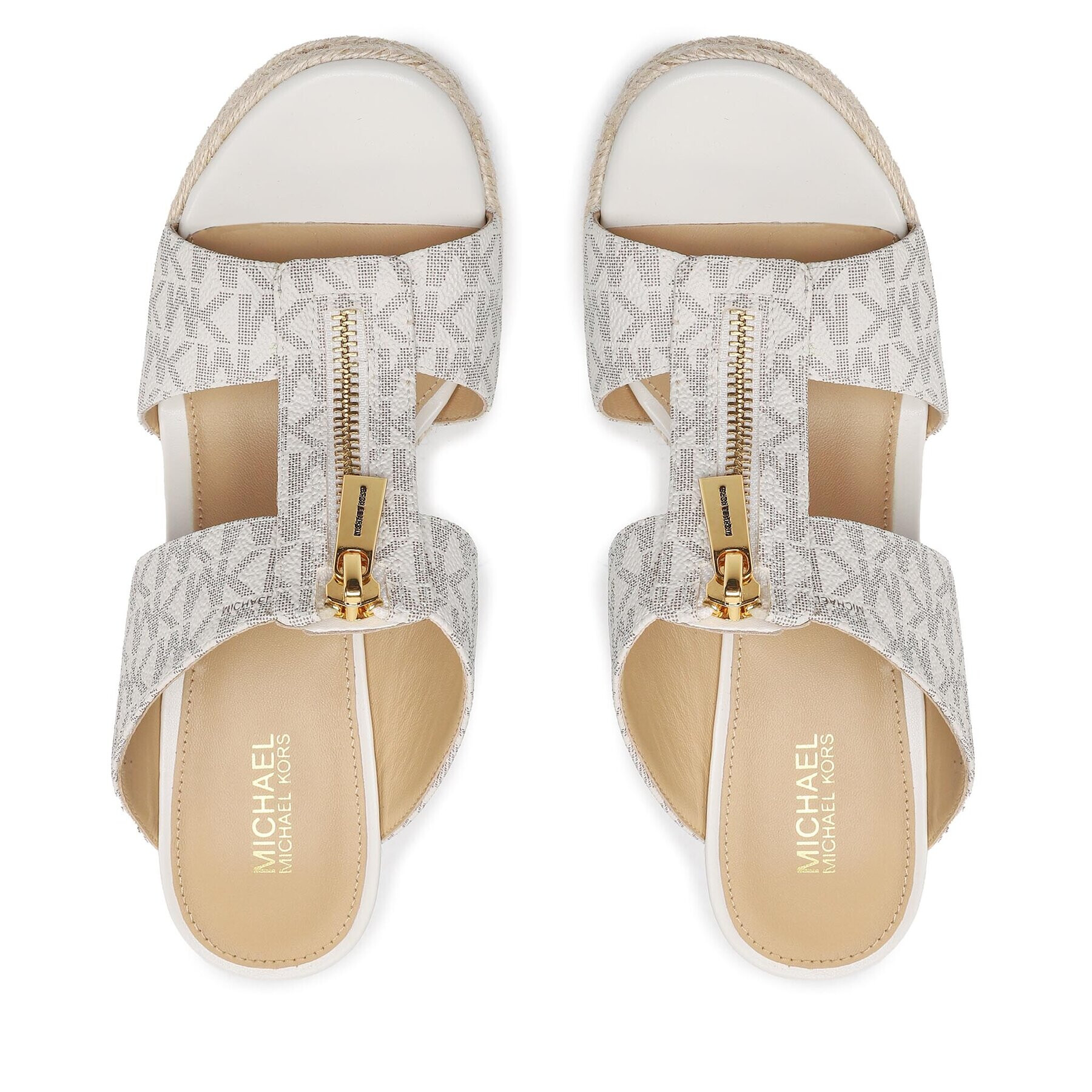 MICHAEL Michael Kors Еспадрили Bradley Mule 40S3BYMS1B Екрю - Pepit.bg