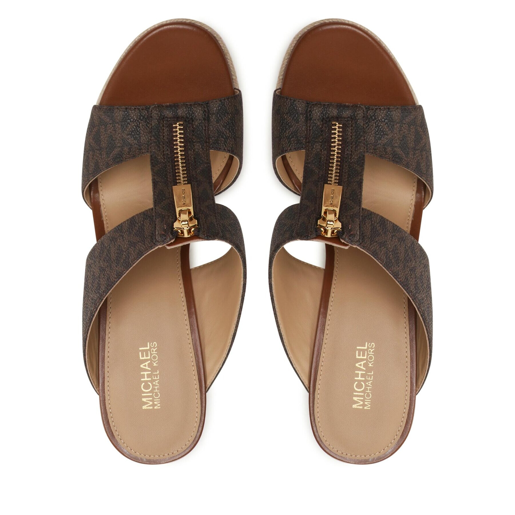 MICHAEL Michael Kors Еспадрили Bradley Mule 40S3BYMS1B Кафяв - Pepit.bg