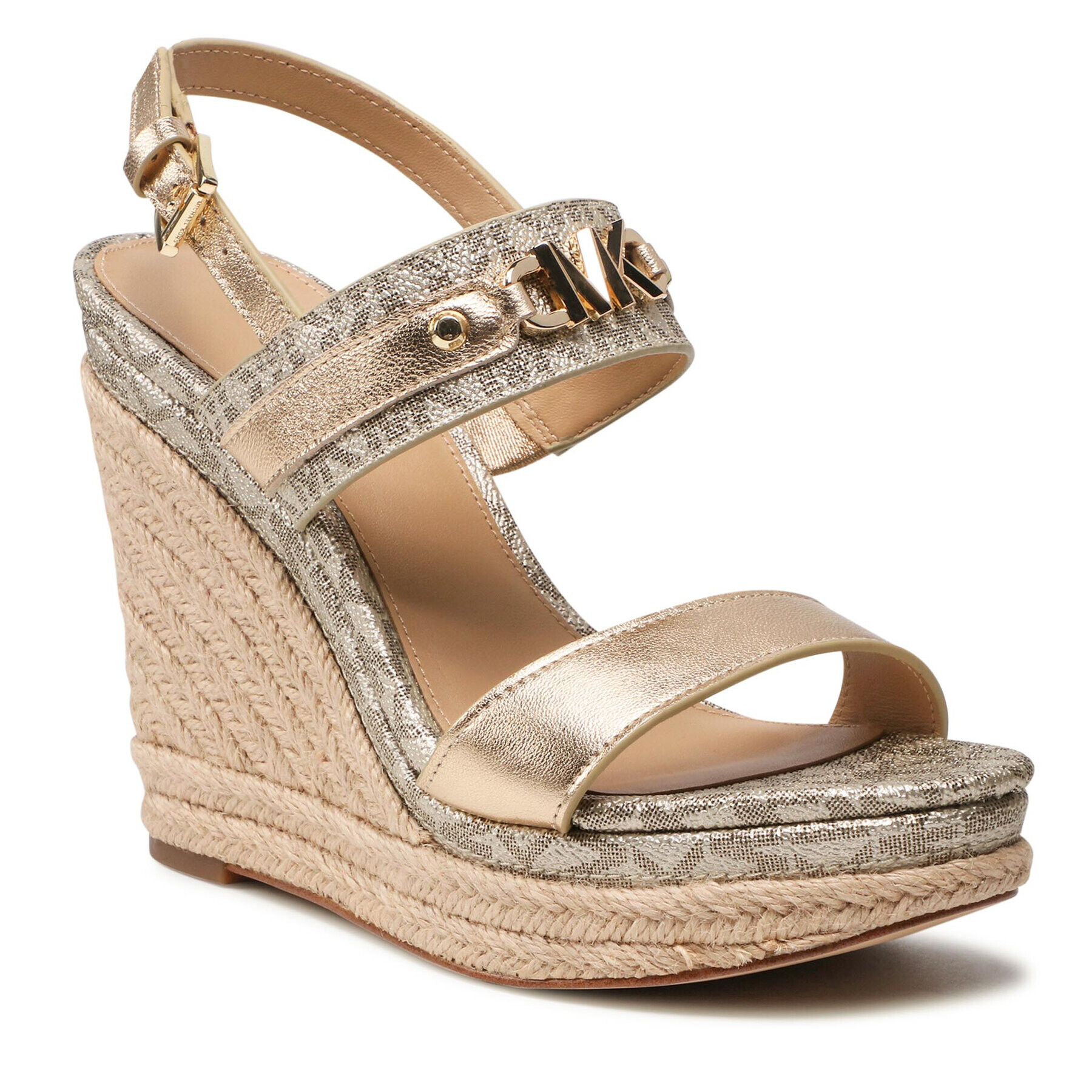 MICHAEL Michael Kors Еспадрили Farrah Wedge 40R2FHHS1B Златист - Pepit.bg