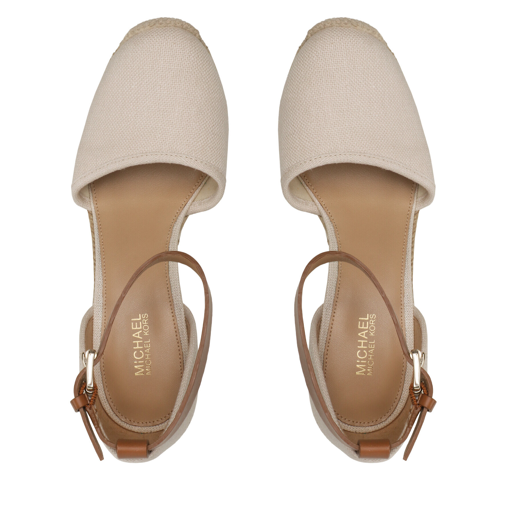 MICHAEL Michael Kors Еспадрили Kendrick Wedge 40S9KNMS2D Бежов - Pepit.bg
