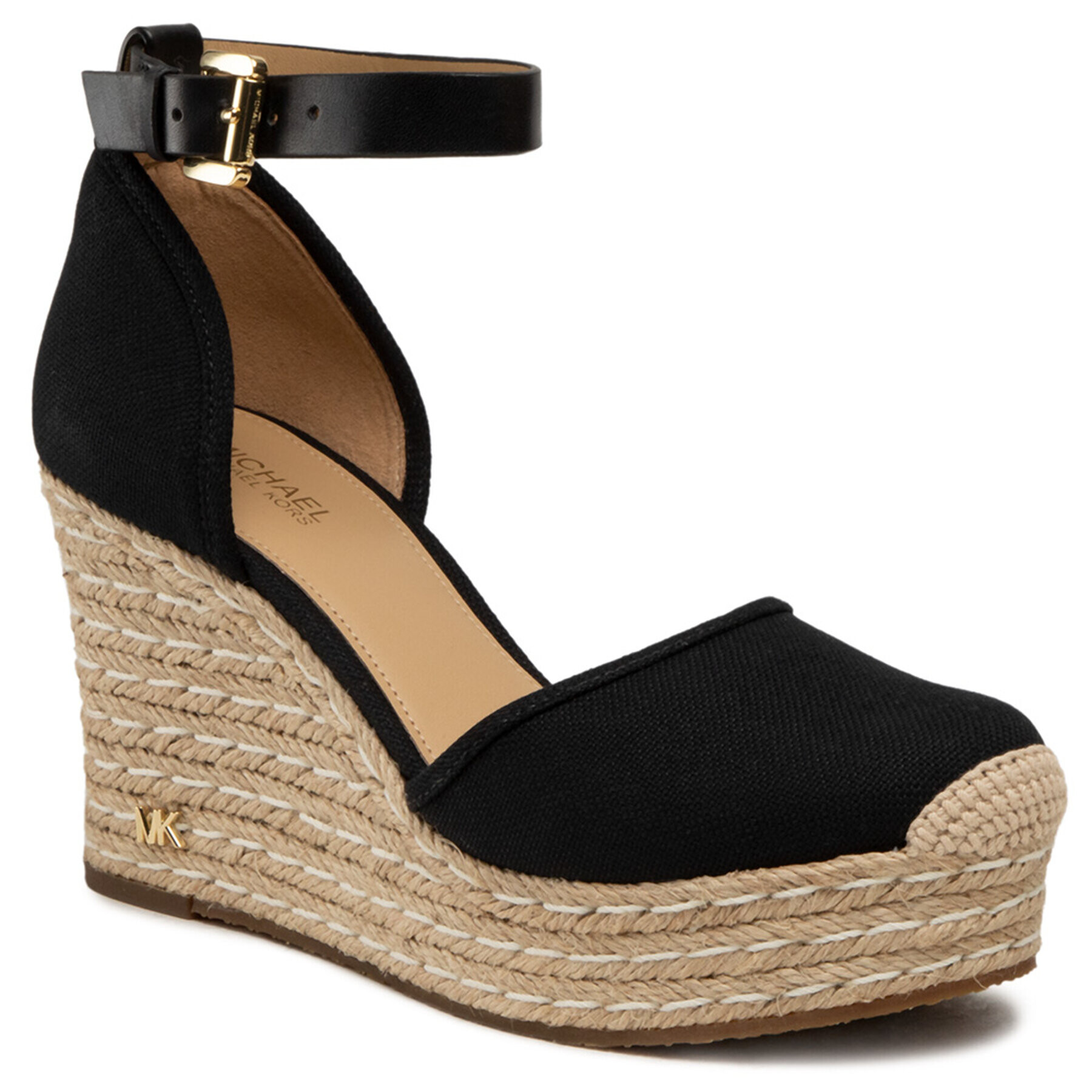 MICHAEL Michael Kors Еспадрили Kendrick Wedge 40S9KNMS2D Черен - Pepit.bg