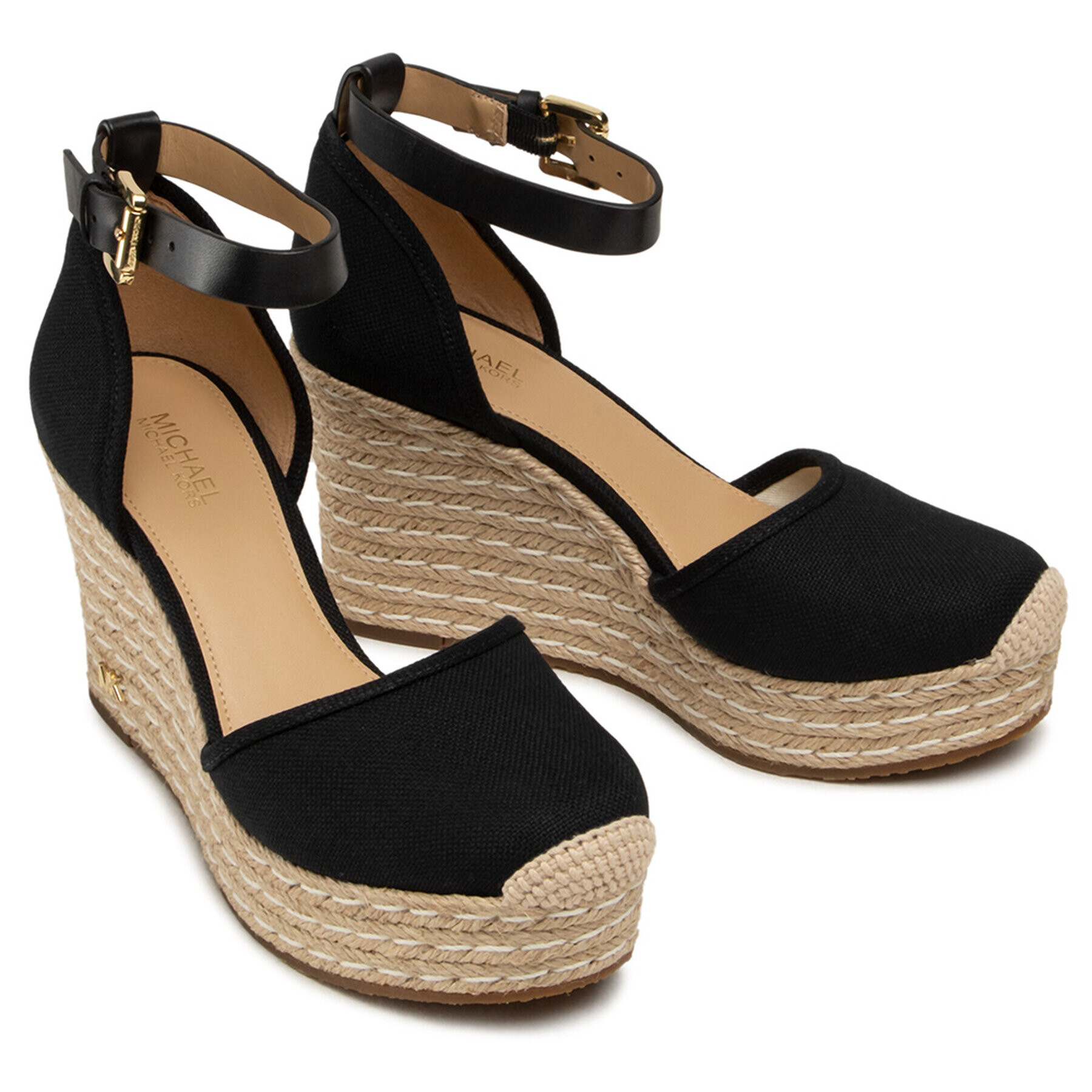MICHAEL Michael Kors Еспадрили Kendrick Wedge 40S9KNMS2D Черен - Pepit.bg