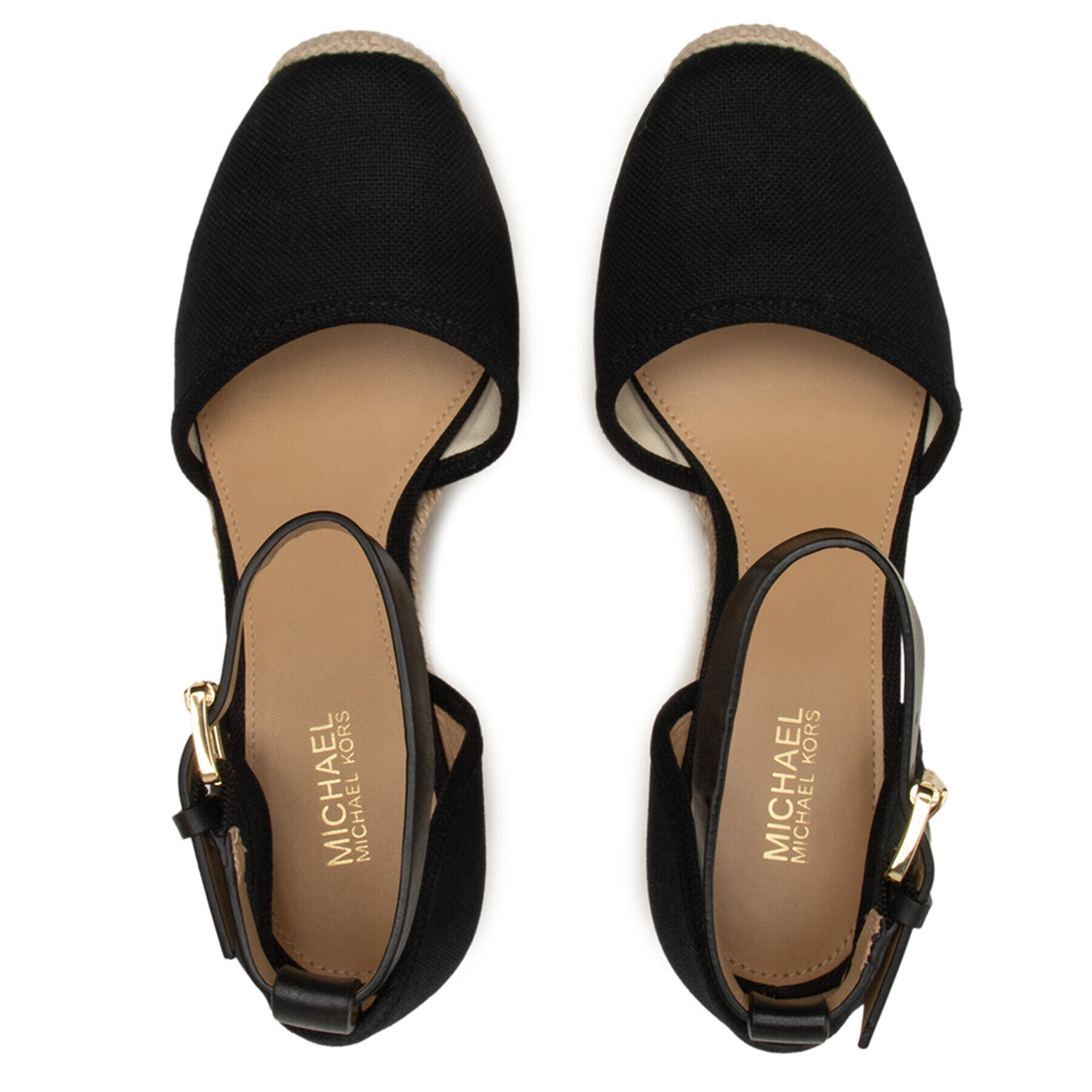 MICHAEL Michael Kors Еспадрили Kendrick Wedge 40S9KNMS2D Черен - Pepit.bg