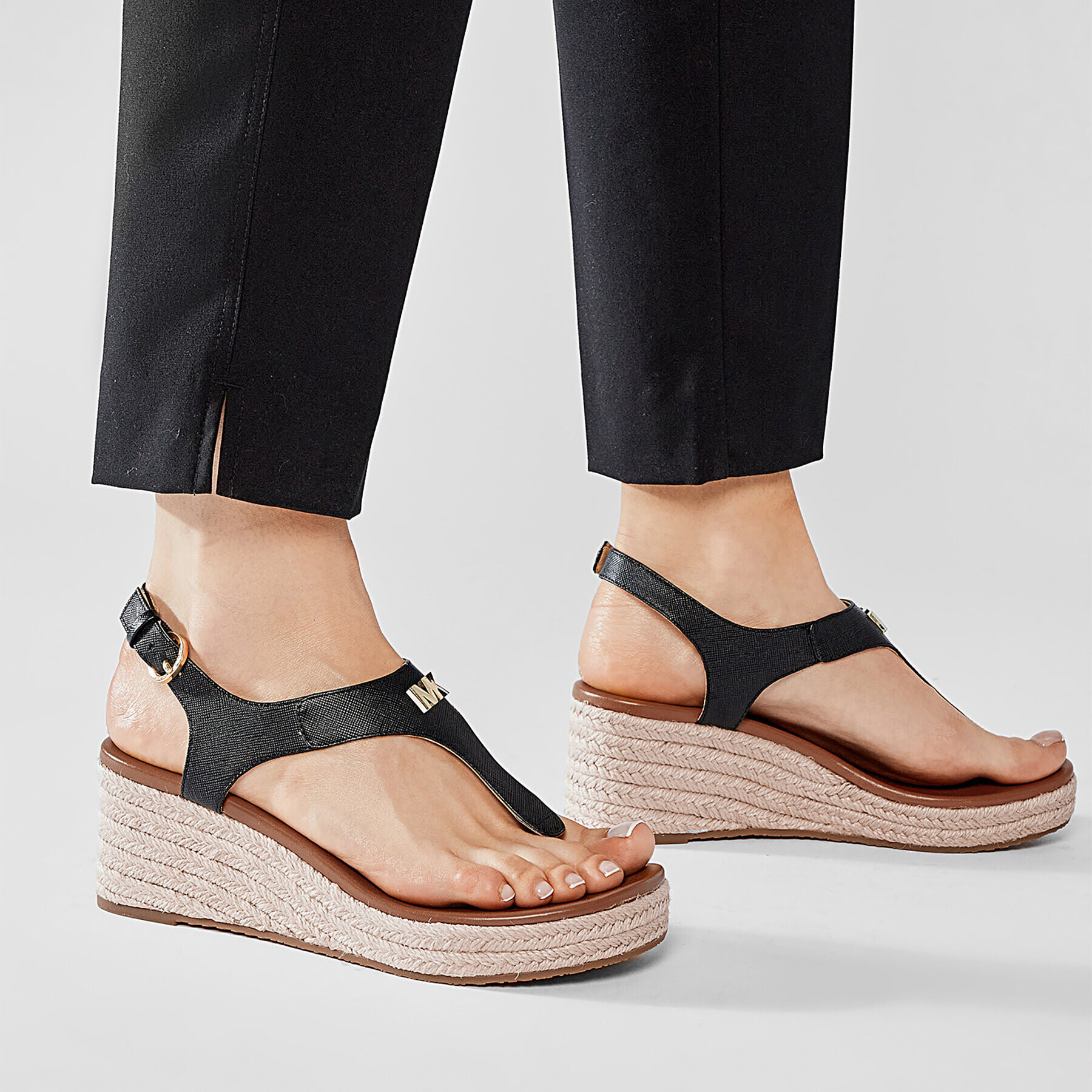 MICHAEL Michael Kors Еспадрили Laney Thong 40T0LAMS2L Кафяв - Pepit.bg