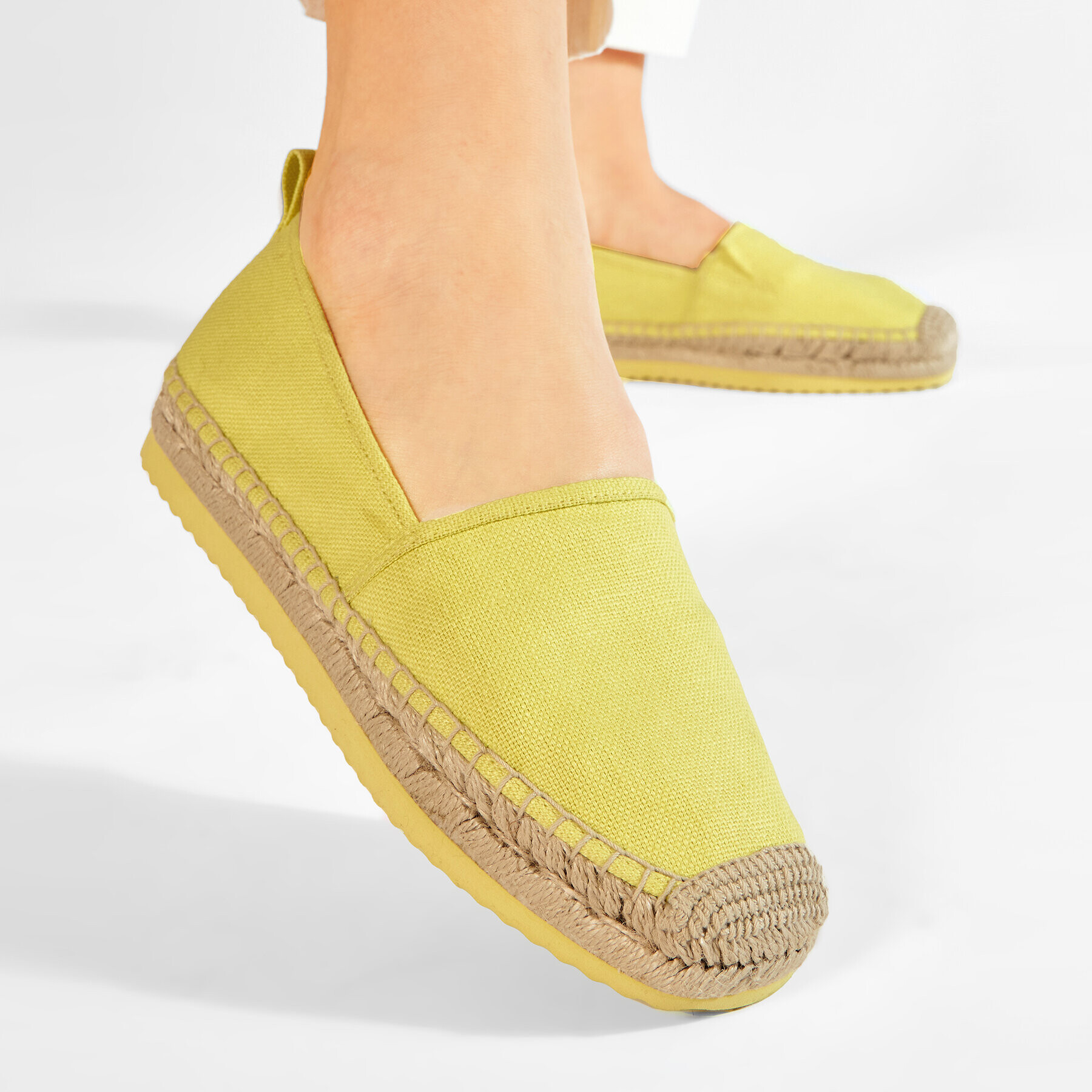 MICHAEL Michael Kors Еспадрили Lenny Espadrille 40S1LNFP1D Жълт - Pepit.bg