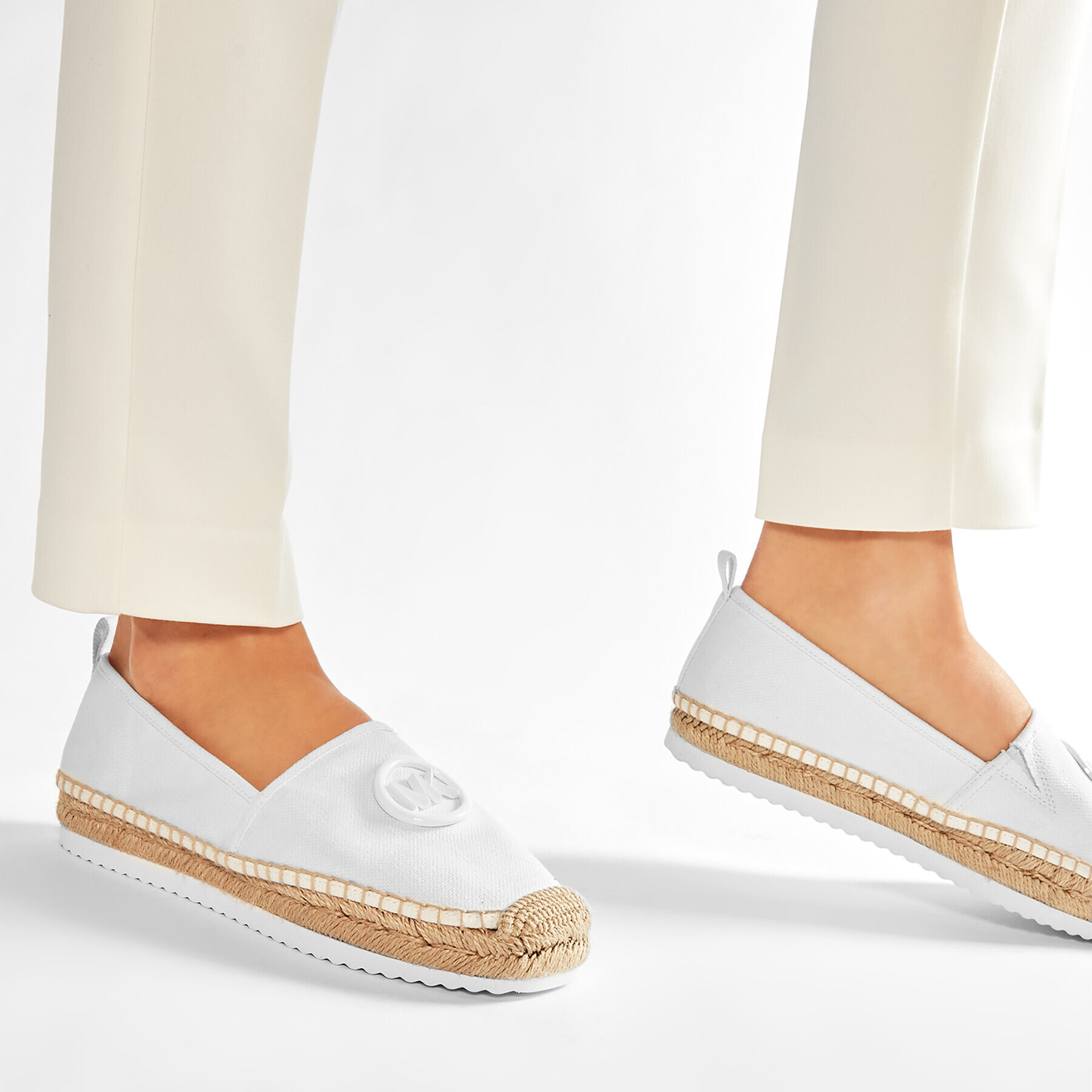 MICHAEL Michael Kors Еспадрили Lenny Espadrille 40S1LNFP2D Бял - Pepit.bg
