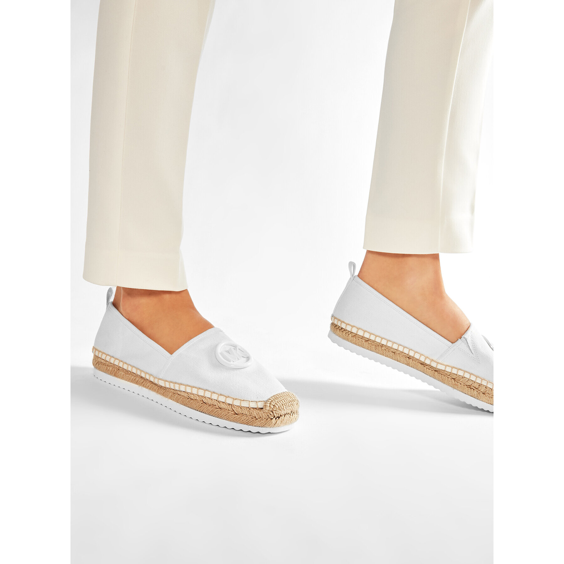 MICHAEL Michael Kors Еспадрили Lenny Espadrille 40S1LNFP2D Бял - Pepit.bg