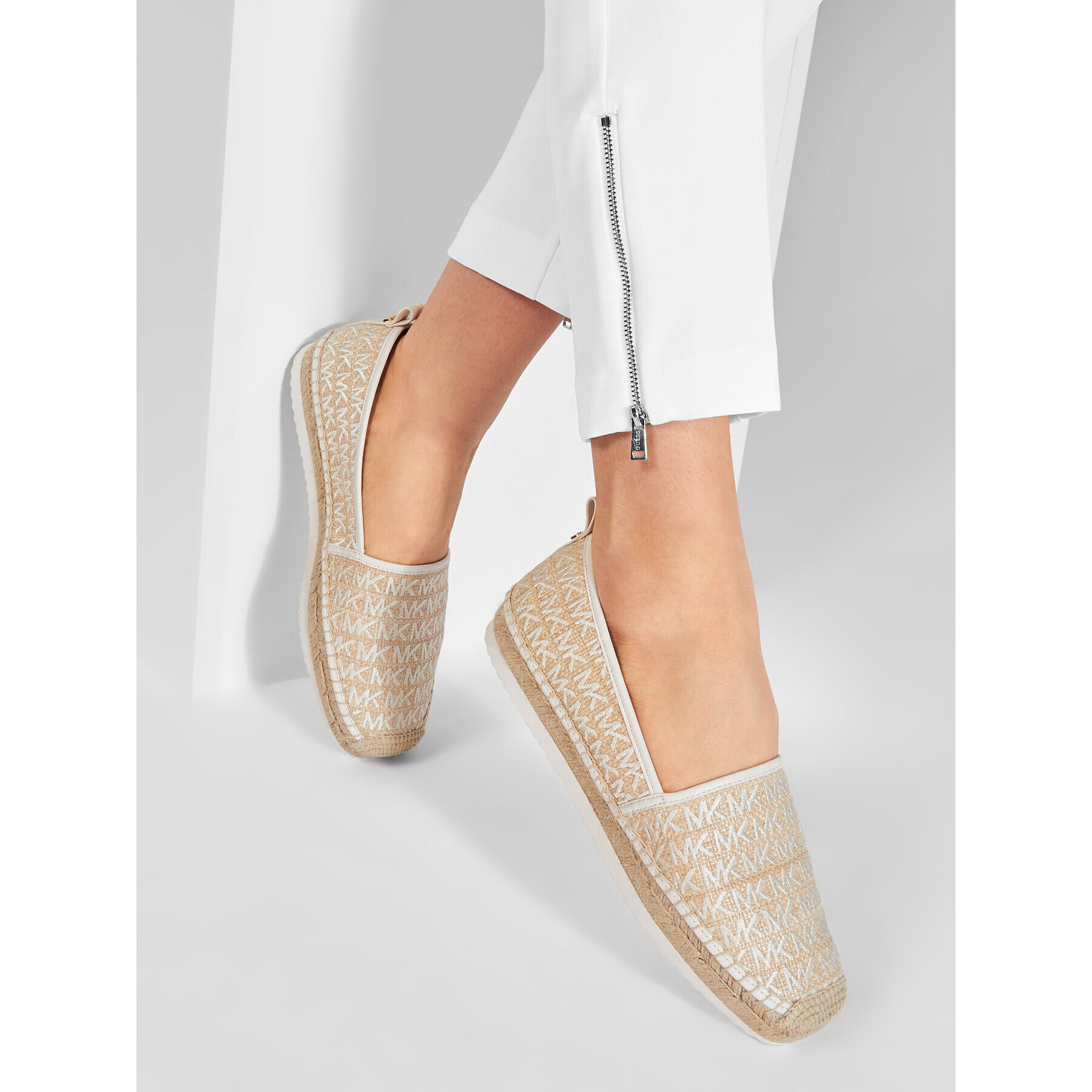 MICHAEL Michael Kors Еспадрили Lenny Espadrille 40S1LNFP7D Бежов - Pepit.bg
