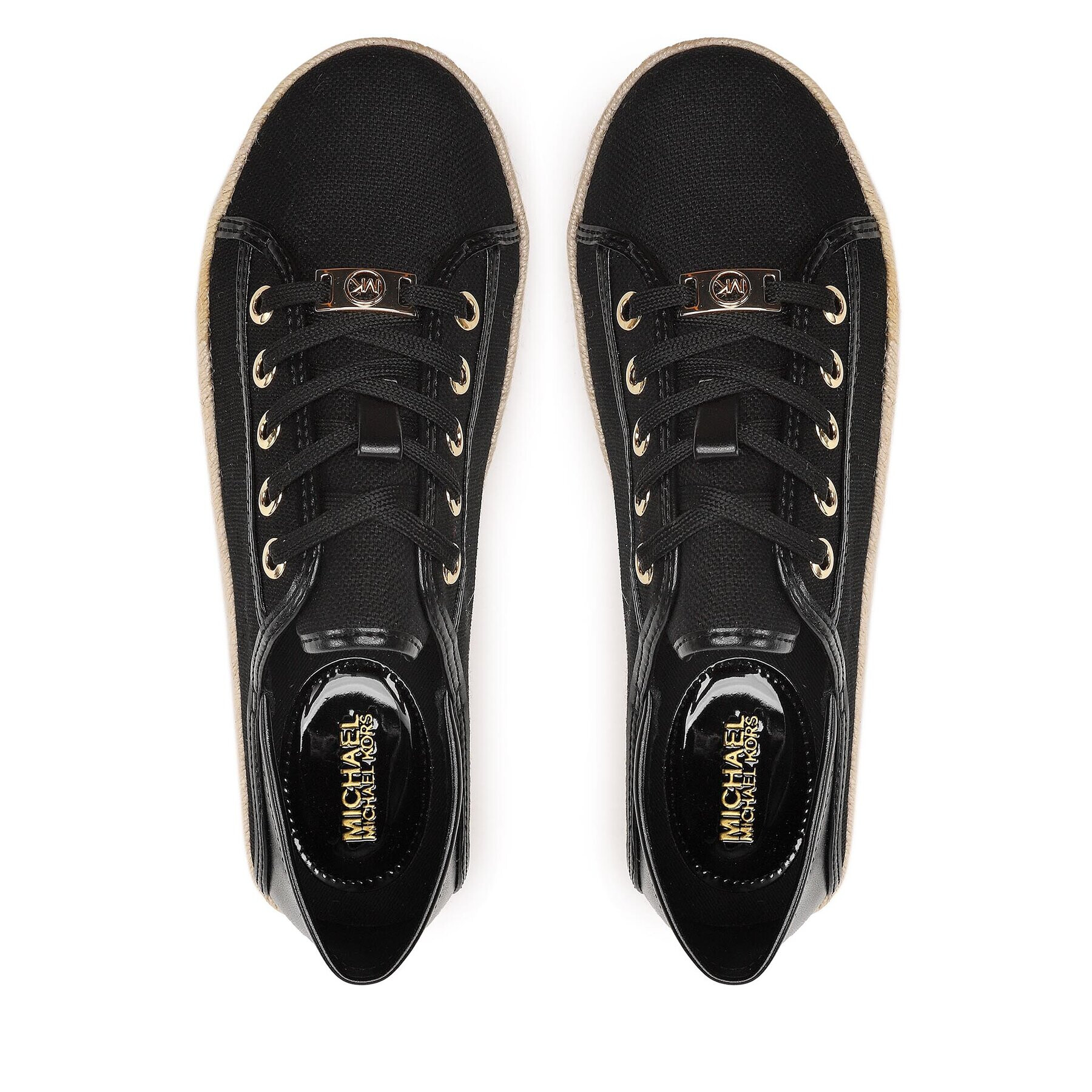 MICHAEL Michael Kors Еспадрили Libby Slide 43T1LBFP3D Черен - Pepit.bg