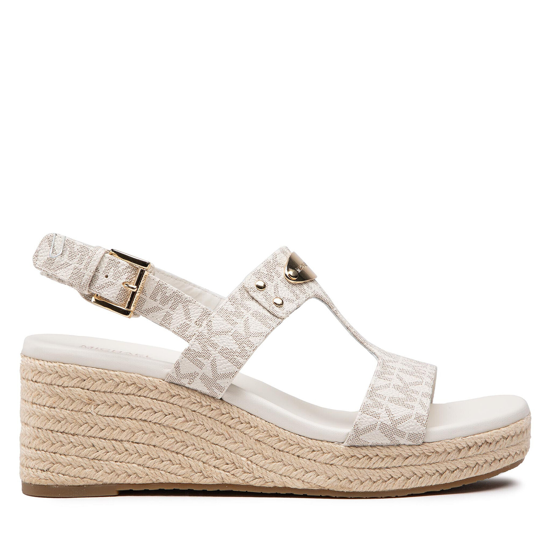 MICHAEL Michael Kors Еспадрили Mk Plate Wedge 40T2MKMS1B Бял - Pepit.bg