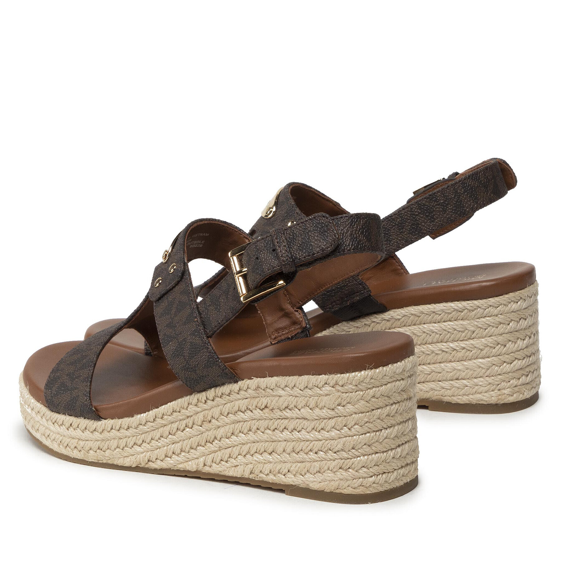 MICHAEL Michael Kors Еспадрили Mk Plate Wedge 40T2MKMS1B Кафяв - Pepit.bg