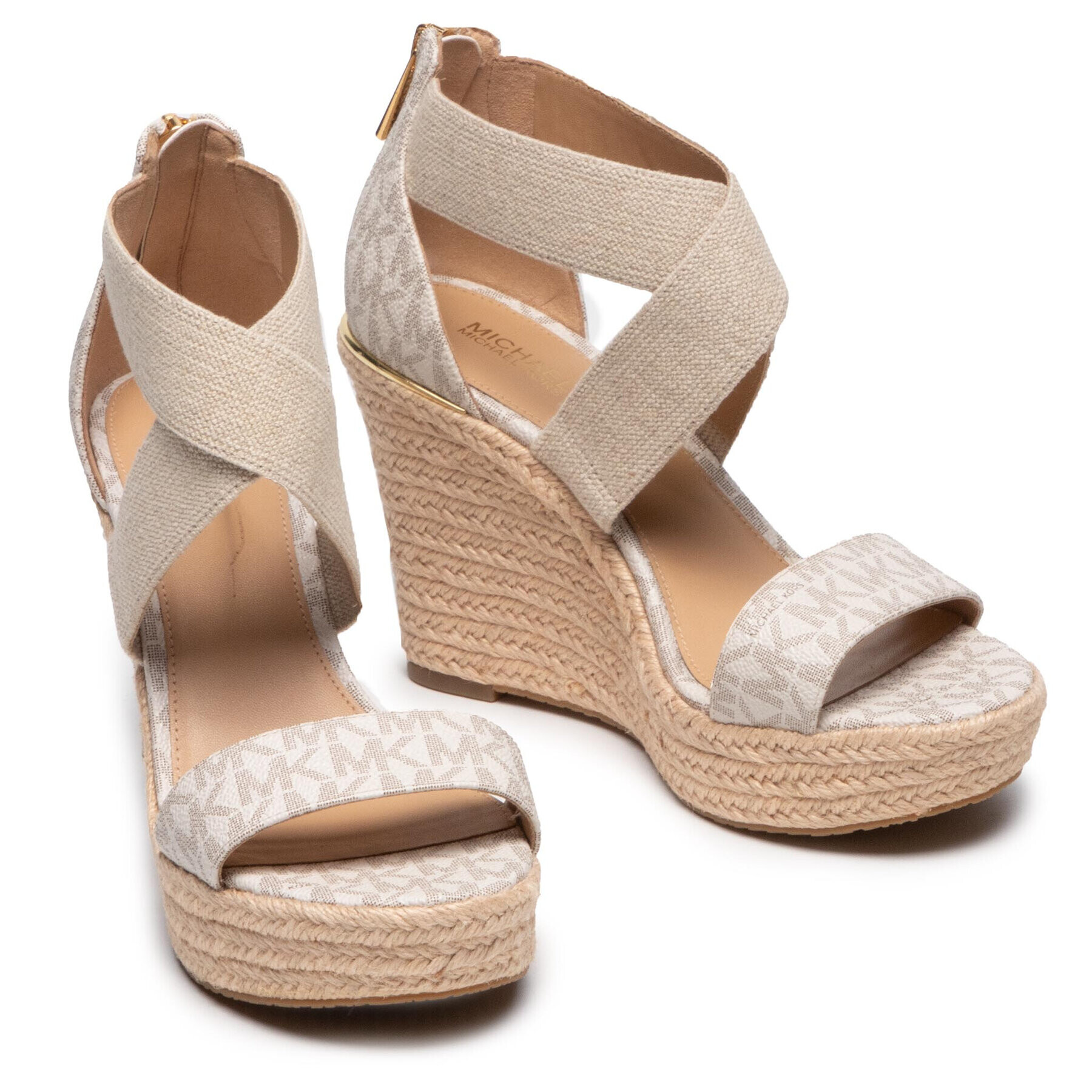 MICHAEL Michael Kors Еспадрили Prue Wedge 40S0PRMS2B Бежов - Pepit.bg