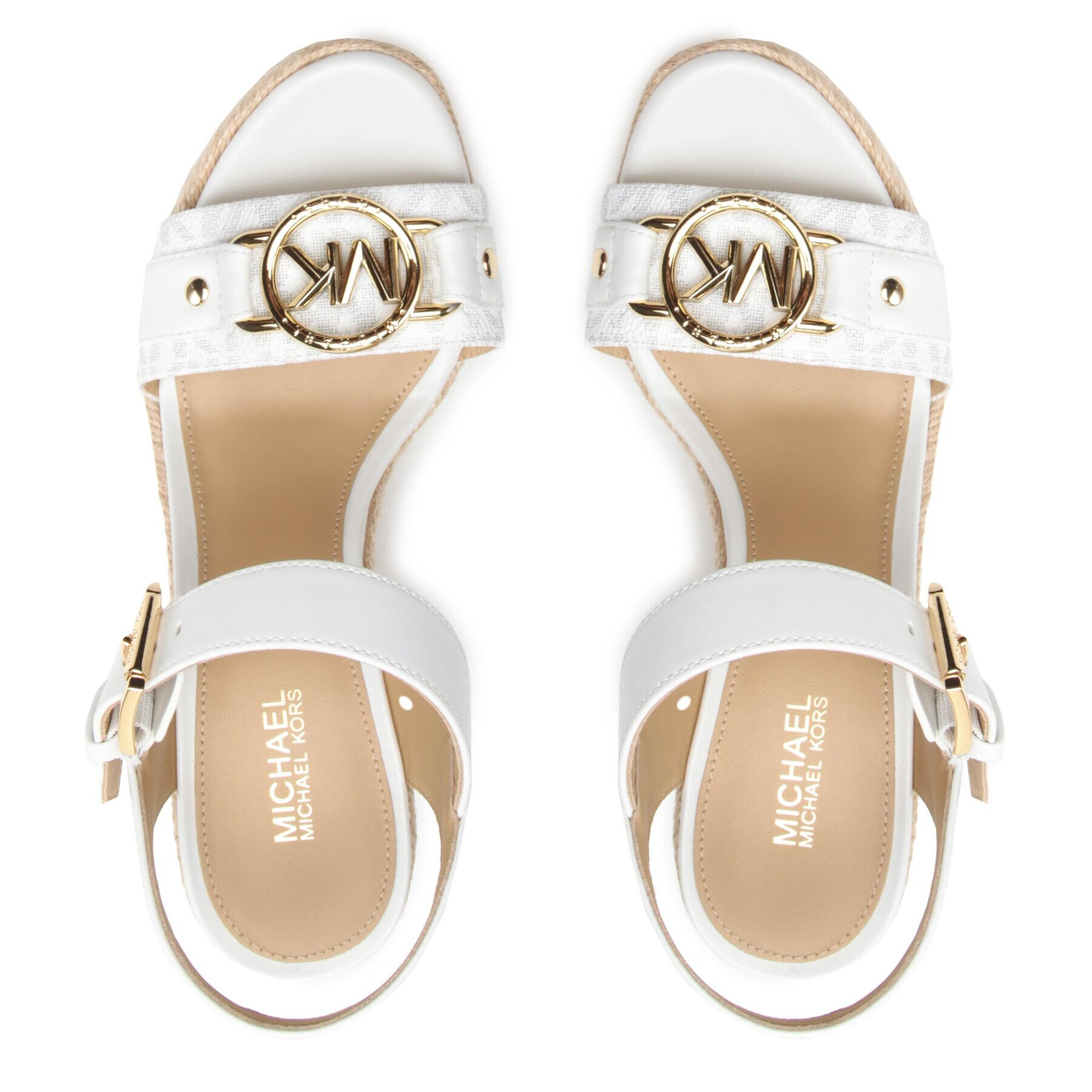 MICHAEL Michael Kors Еспадрили Rory Wedge 40R3ROHS2L Бял - Pepit.bg