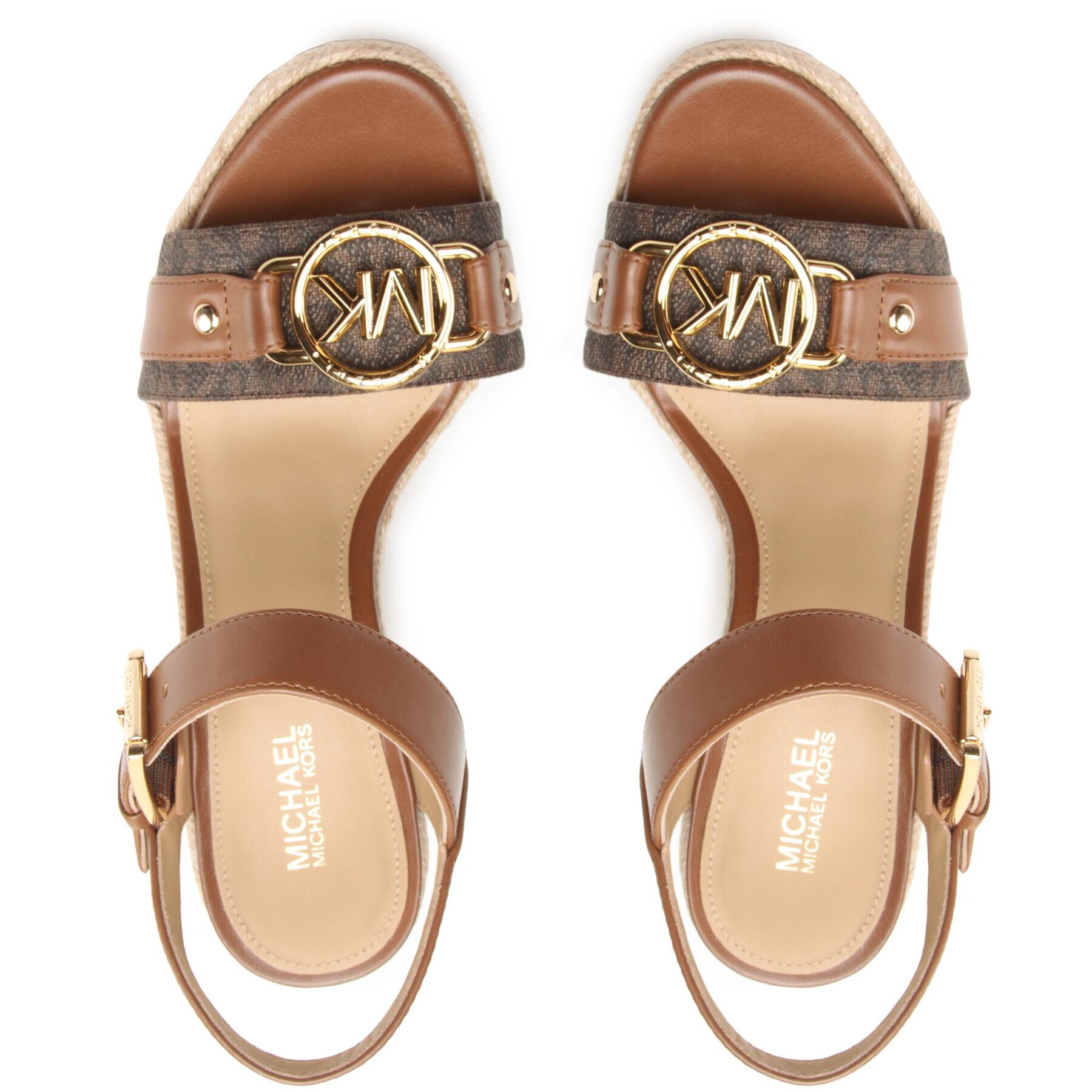 MICHAEL Michael Kors Еспадрили Rory Wedge 40R3ROHS2L Кафяв - Pepit.bg
