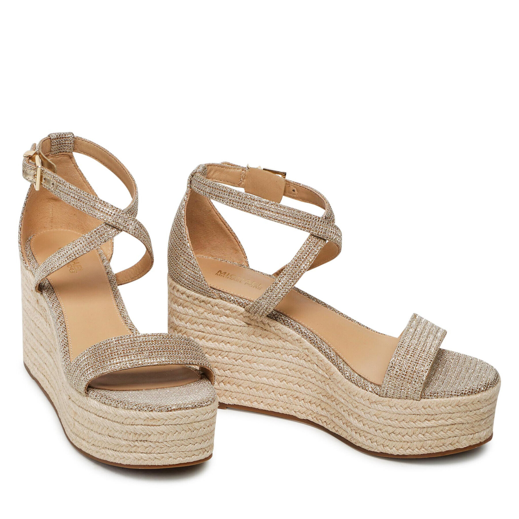 MICHAEL Michael Kors Еспадрили Serena Wedge 40S2SEMS1D Златист - Pepit.bg