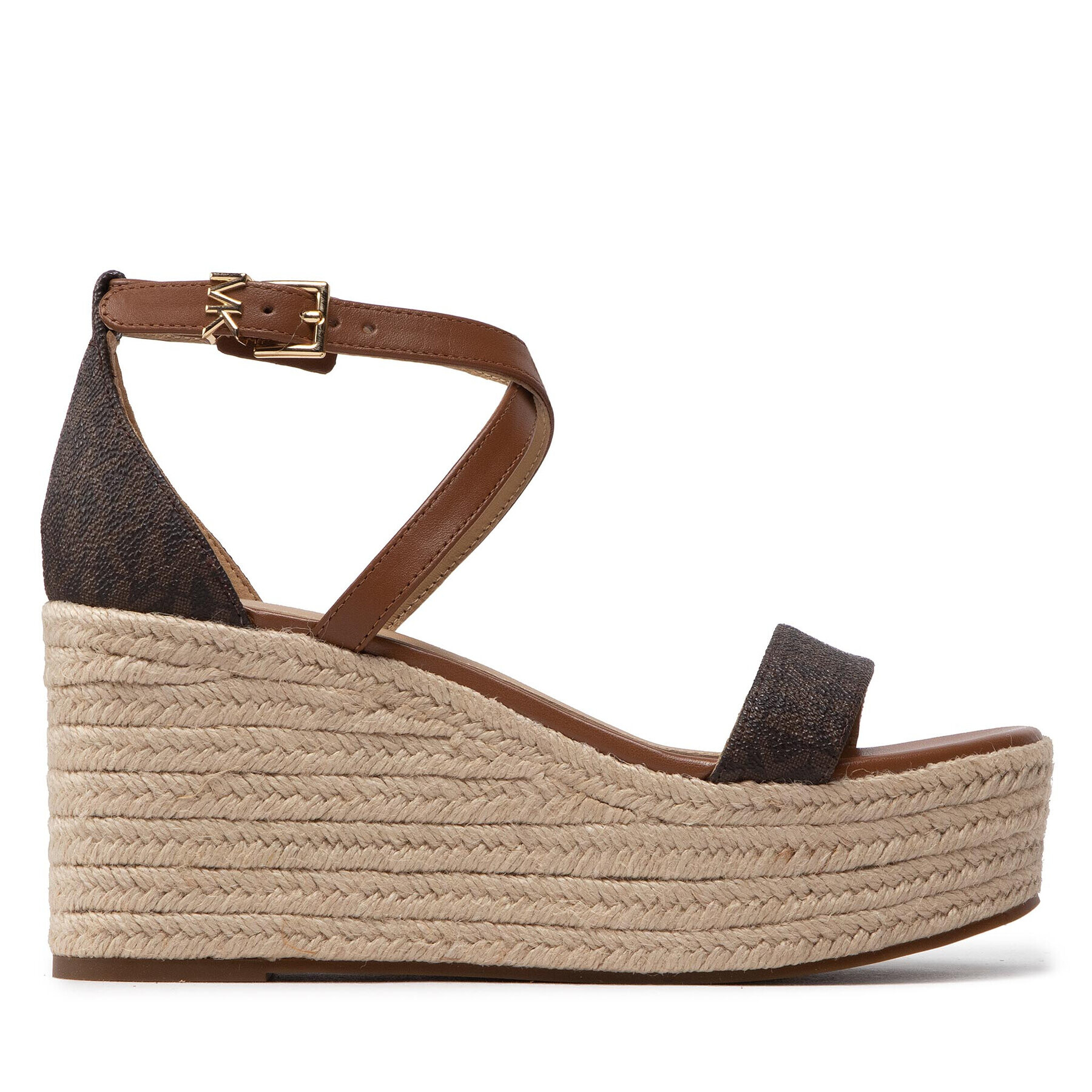 MICHAEL Michael Kors Еспадрили Serena Wedge Espadrille 40S2SEMS1B Кафяв - Pepit.bg