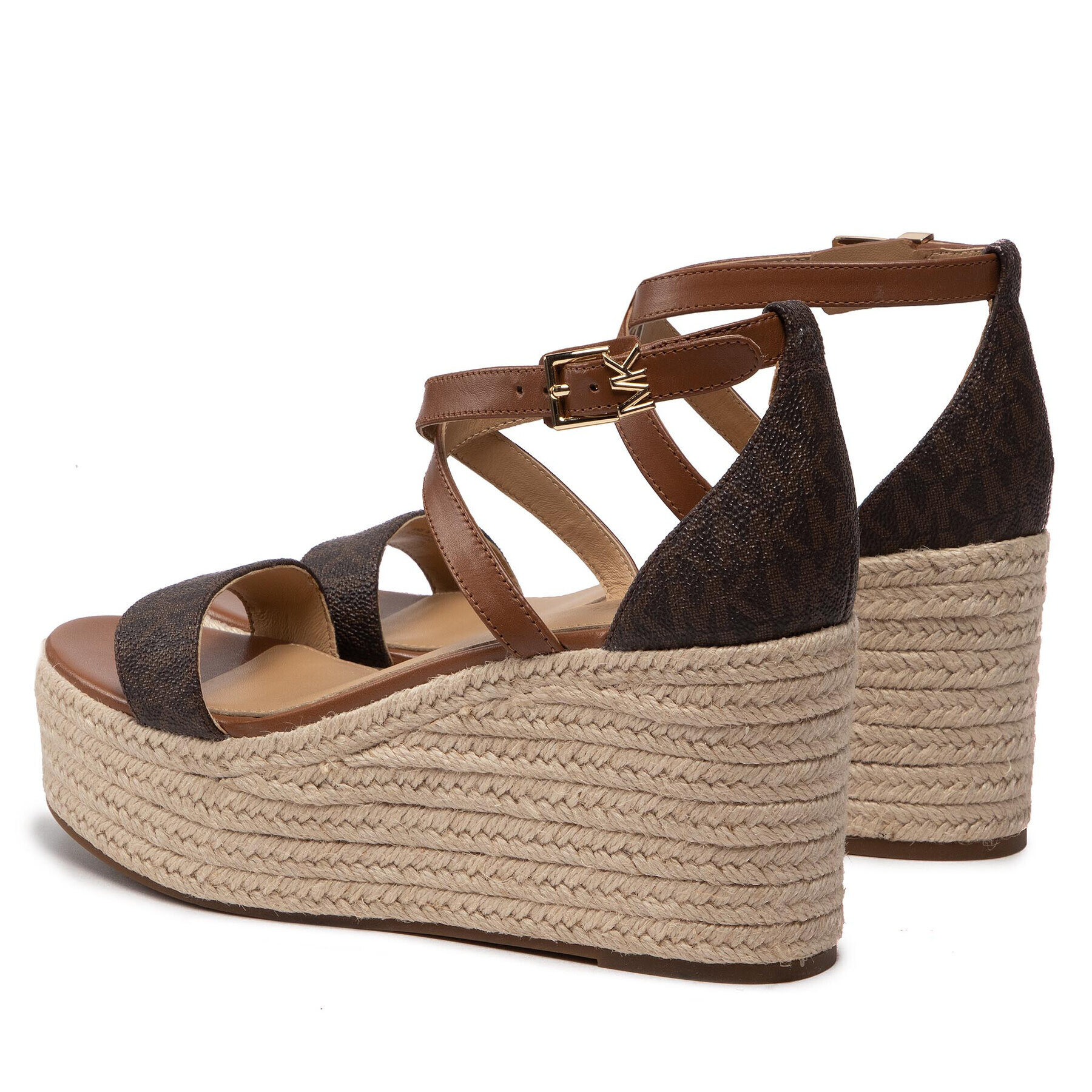 MICHAEL Michael Kors Еспадрили Serena Wedge Espadrille 40S2SEMS1B Кафяв - Pepit.bg