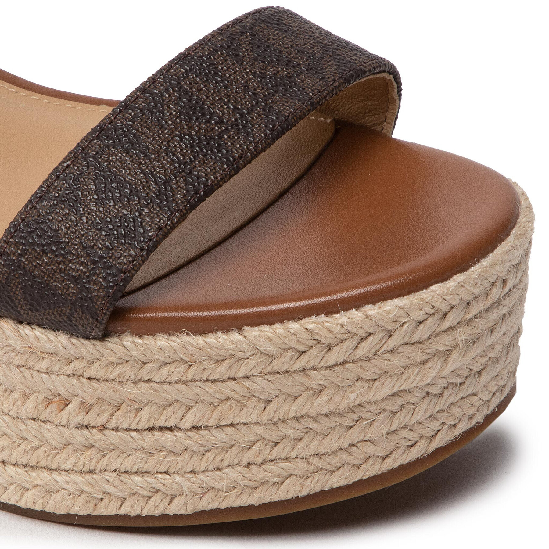 MICHAEL Michael Kors Еспадрили Serena Wedge Espadrille 40S2SEMS1B Кафяв - Pepit.bg