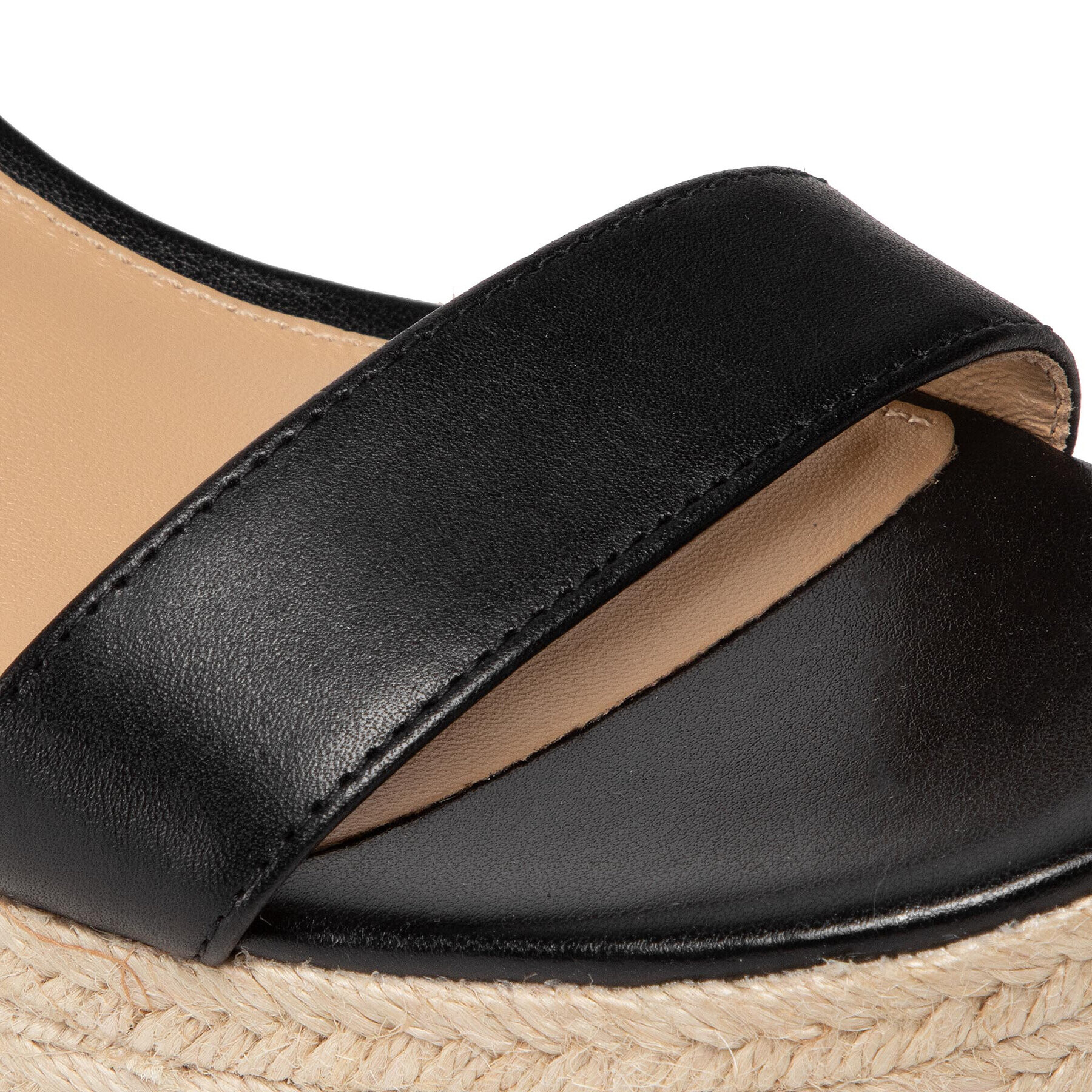 MICHAEL Michael Kors Еспадрили Serena Wedge Espadrille 40S2SEMS1L Черен - Pepit.bg