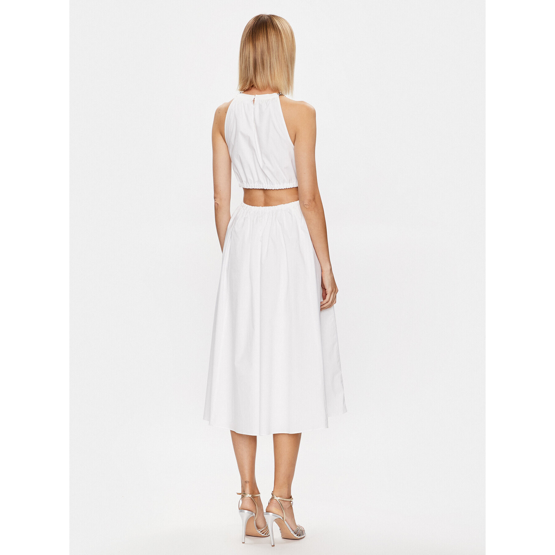 MICHAEL Michael Kors Ежедневна рокля MS28182F4C Бял Regular Fit - Pepit.bg