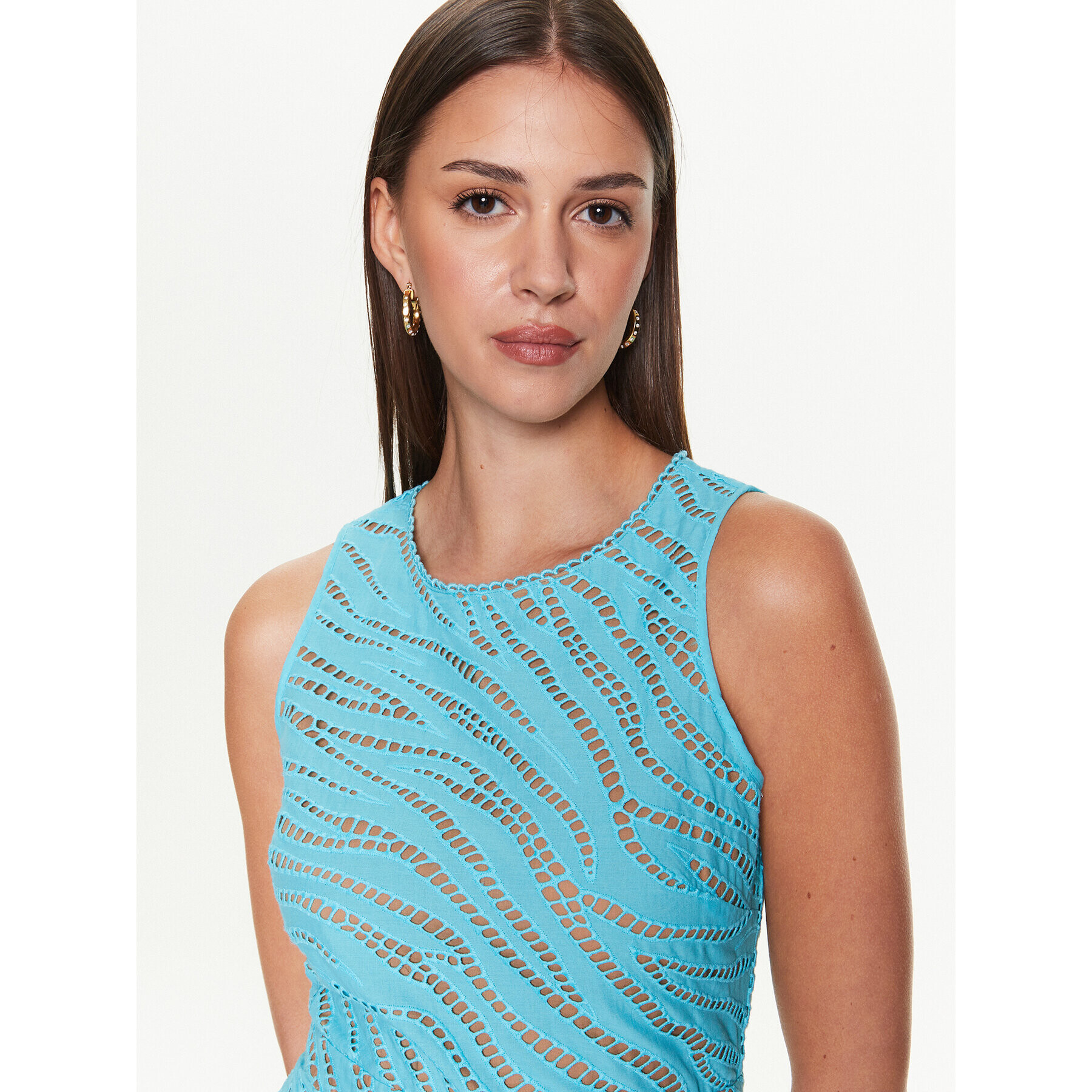 MICHAEL Michael Kors Ежедневна рокля MS381M48CT Син Regular Fit - Pepit.bg