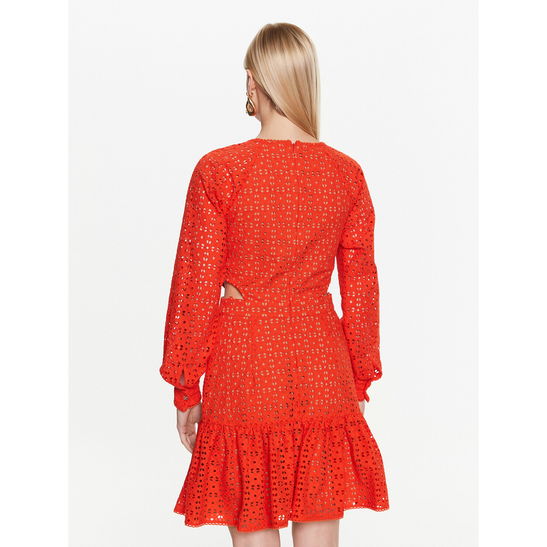 MICHAEL Michael Kors Ежедневна рокля MS381M68BK Оранжев Regular Fit - Pepit.bg