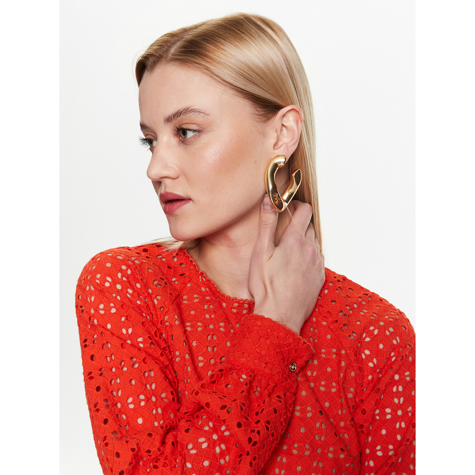 MICHAEL Michael Kors Ежедневна рокля MS381M68BK Оранжев Regular Fit - Pepit.bg