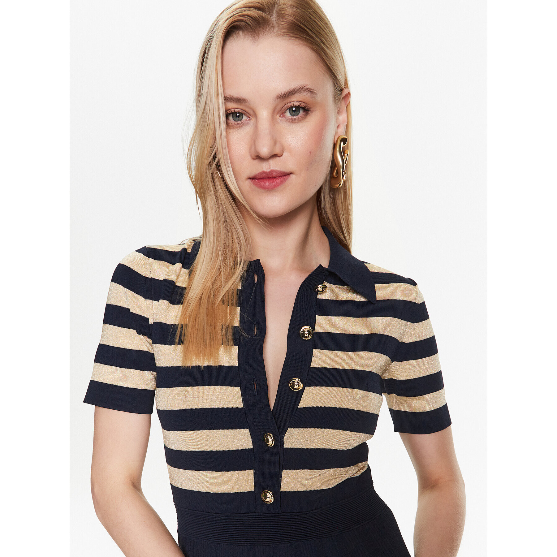 MICHAEL Michael Kors Ежедневна рокля MS381OW5EU Тъмносин Regular Fit - Pepit.bg