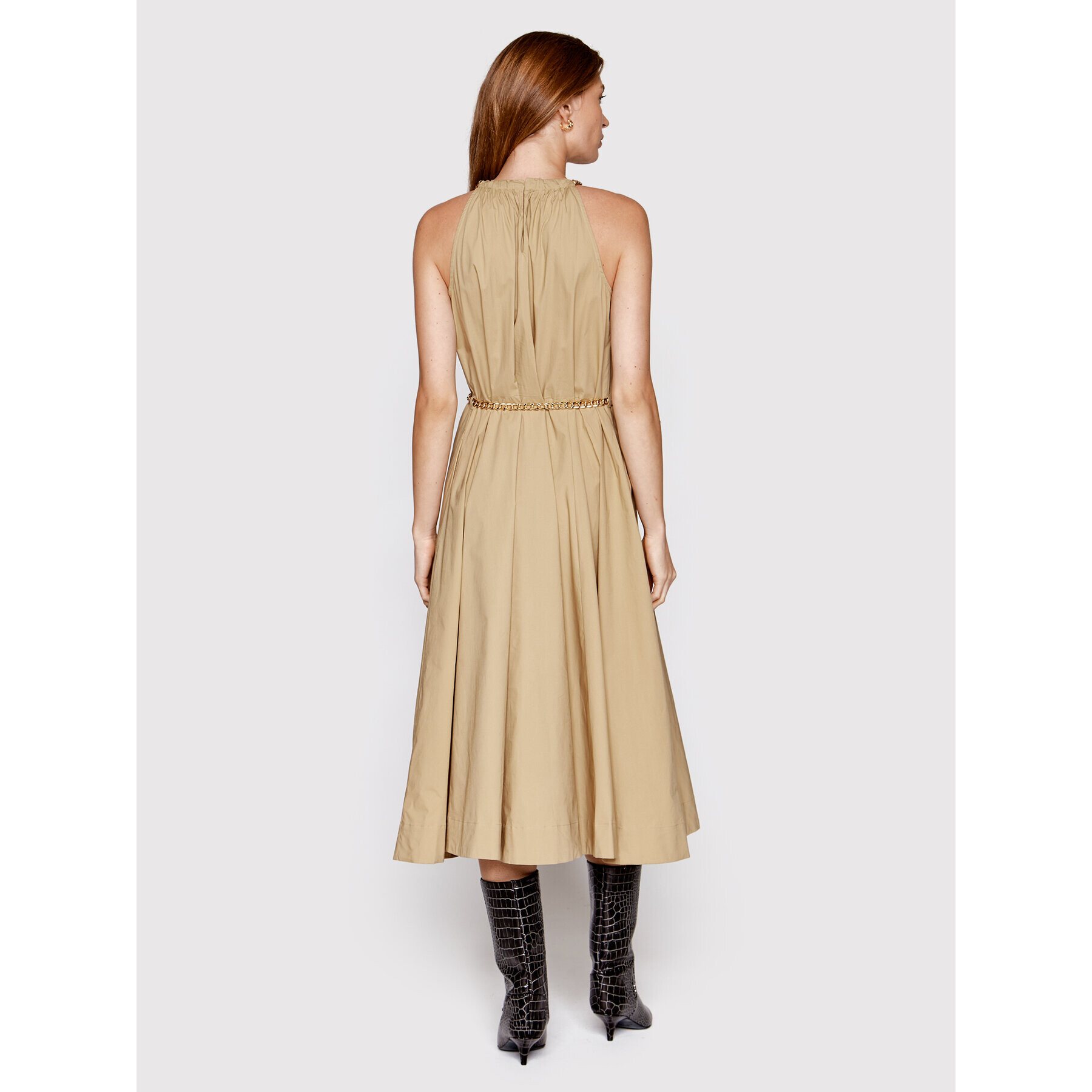 MICHAEL Michael Kors Ежедневна рокля MU2814EF4C Бежов Regular Fit - Pepit.bg