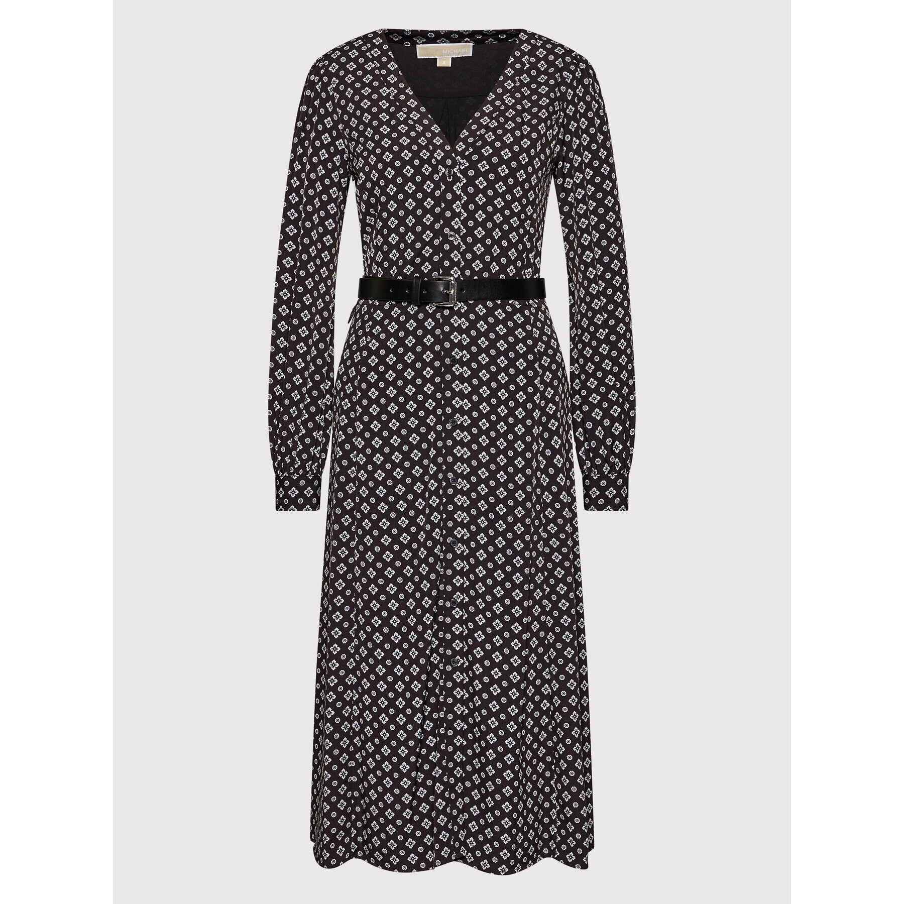 MICHAEL Michael Kors Ежедневна рокля Kate MF18Y464PG Черен Regular Fit - Pepit.bg