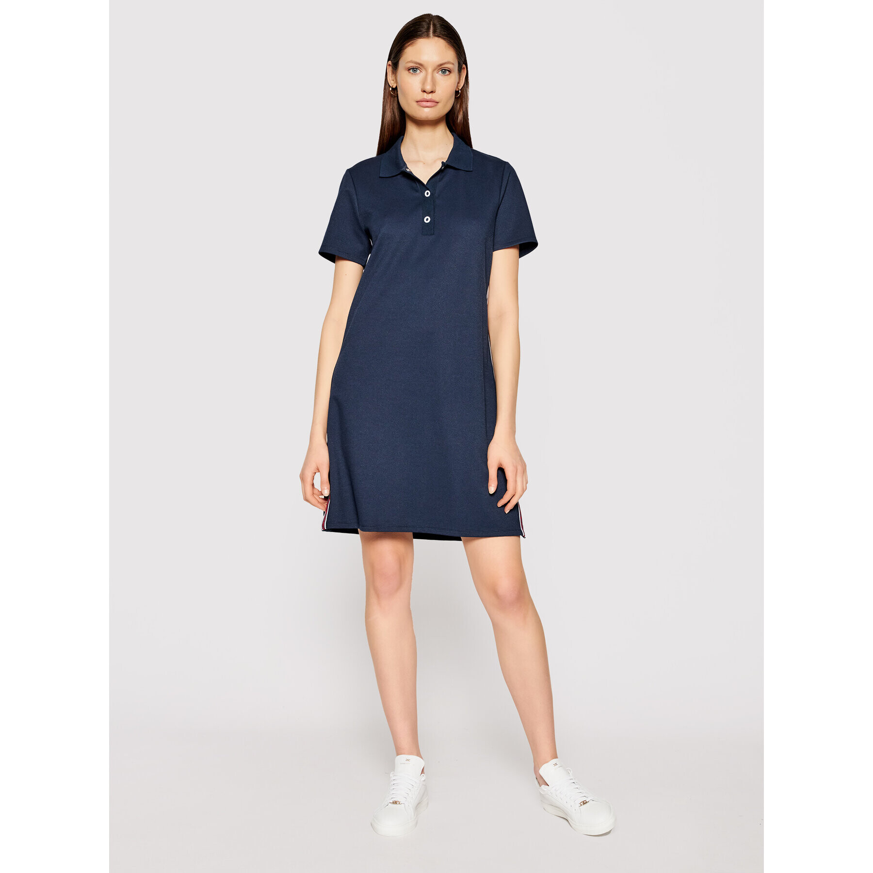 MICHAEL Michael Kors Ежедневна рокля MS1802T1BA Тъмносин Regular Fit - Pepit.bg