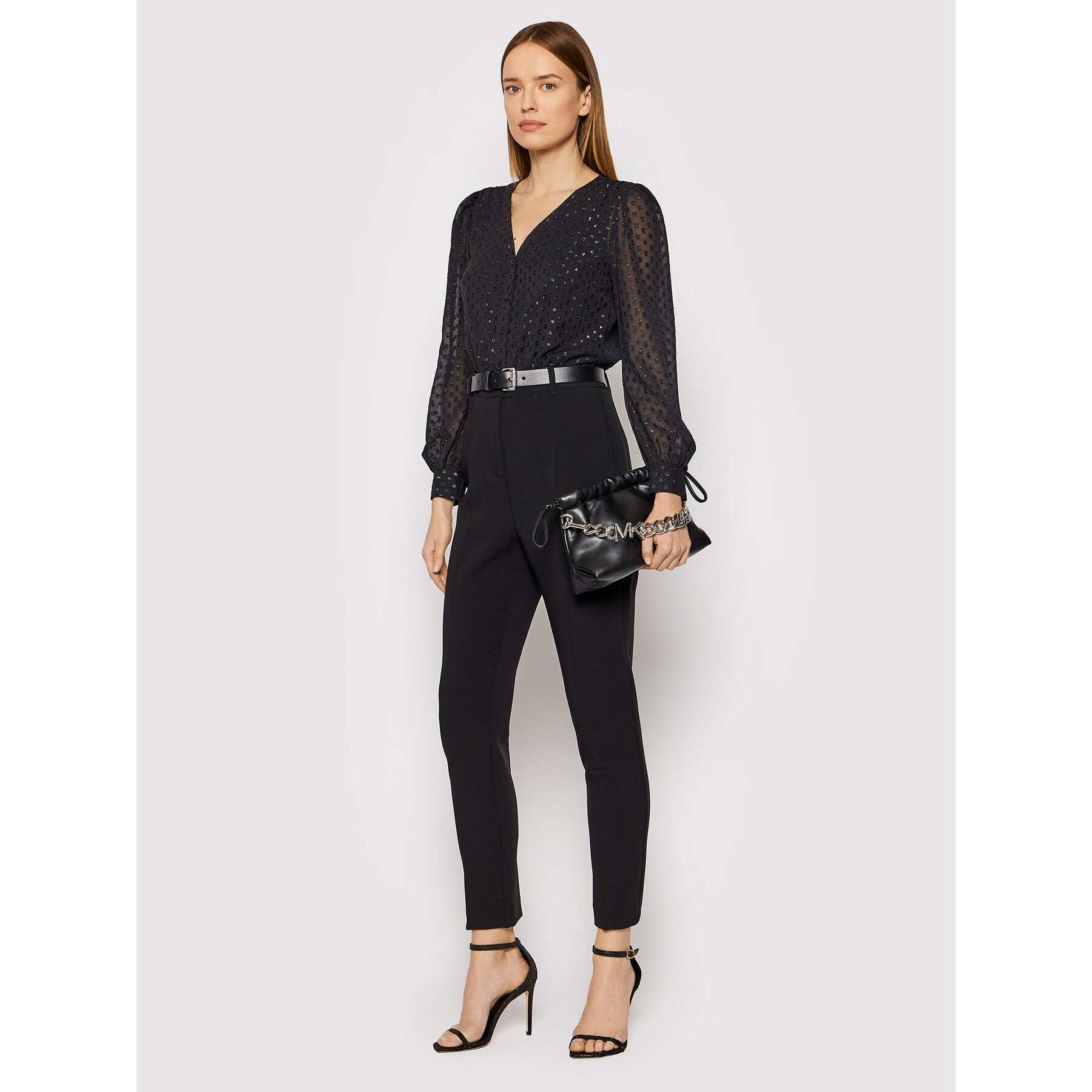 MICHAEL Michael Kors Гащеризон MH180RT3RJ Черен Slim Fit - Pepit.bg