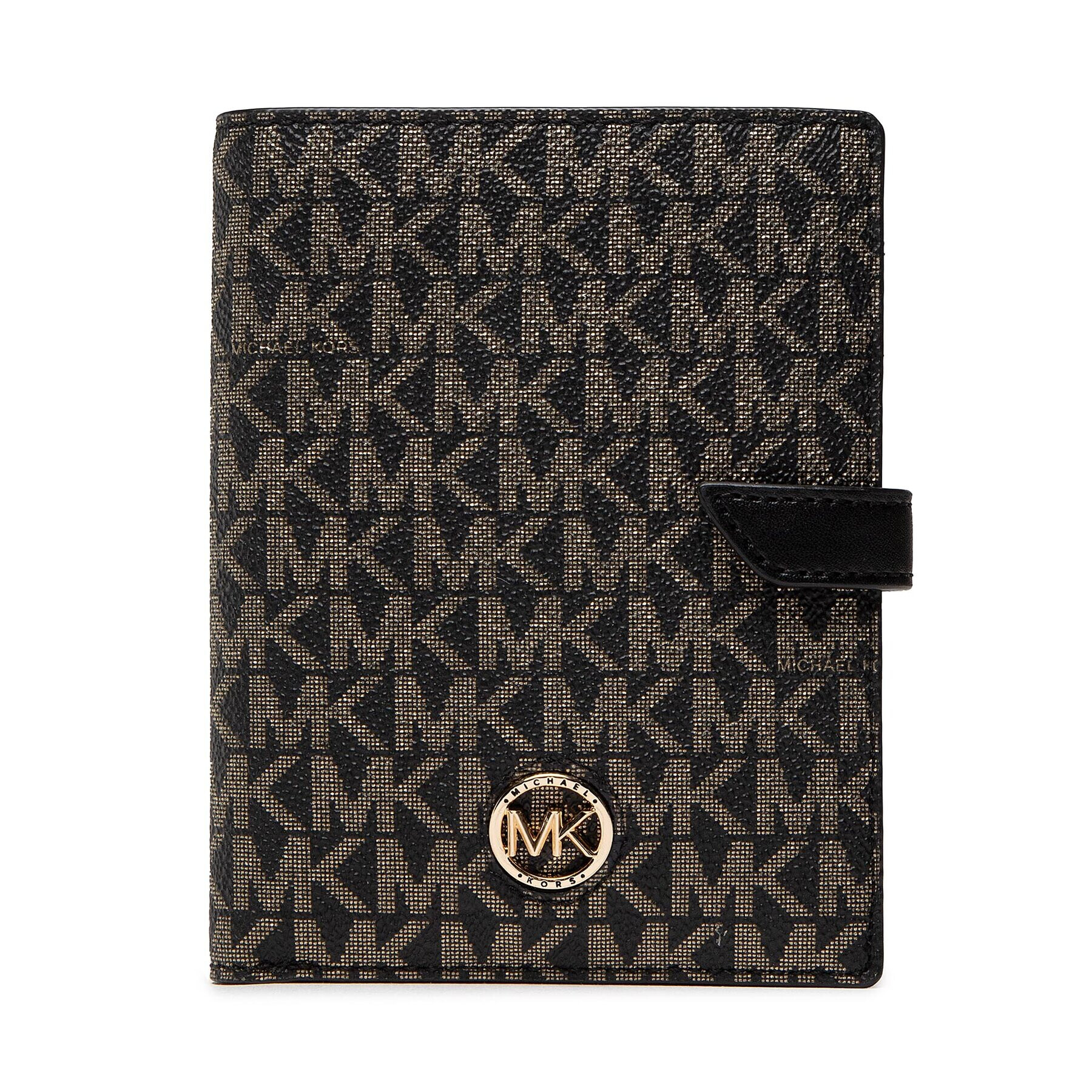 MICHAEL Michael Kors Голям дамски портфейл Heritage 34F2G5HF6O Черен - Pepit.bg