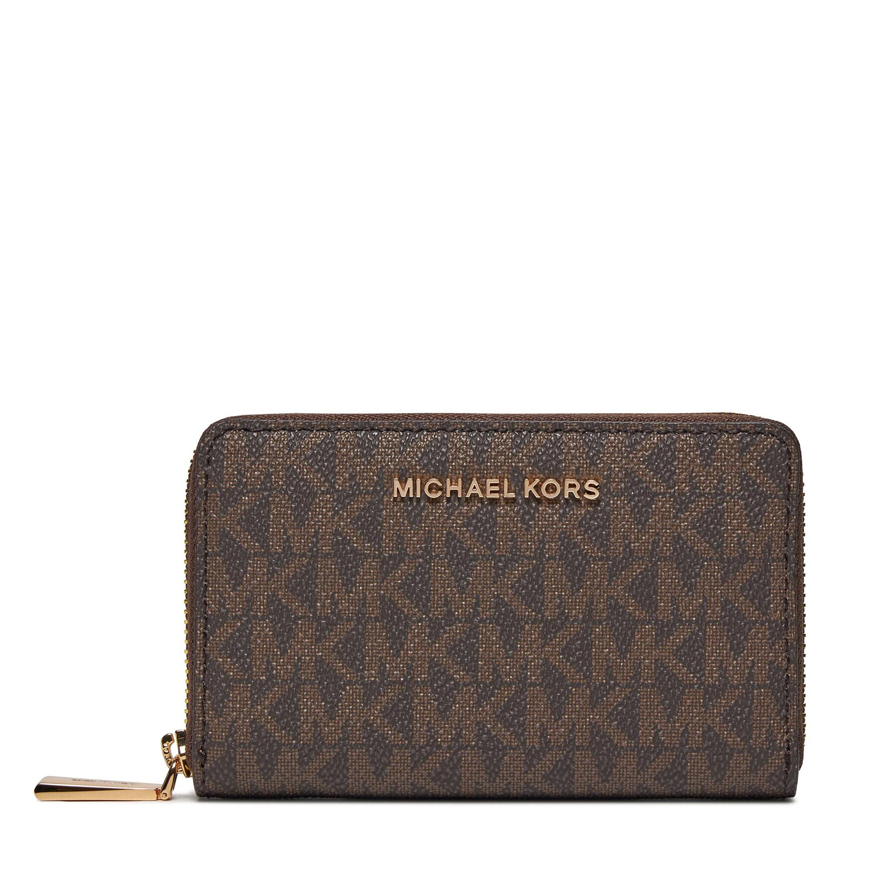 MICHAEL Michael Kors Голям дамски портфейл Jet Set 34H9GJ6D0B Кафяв - Pepit.bg