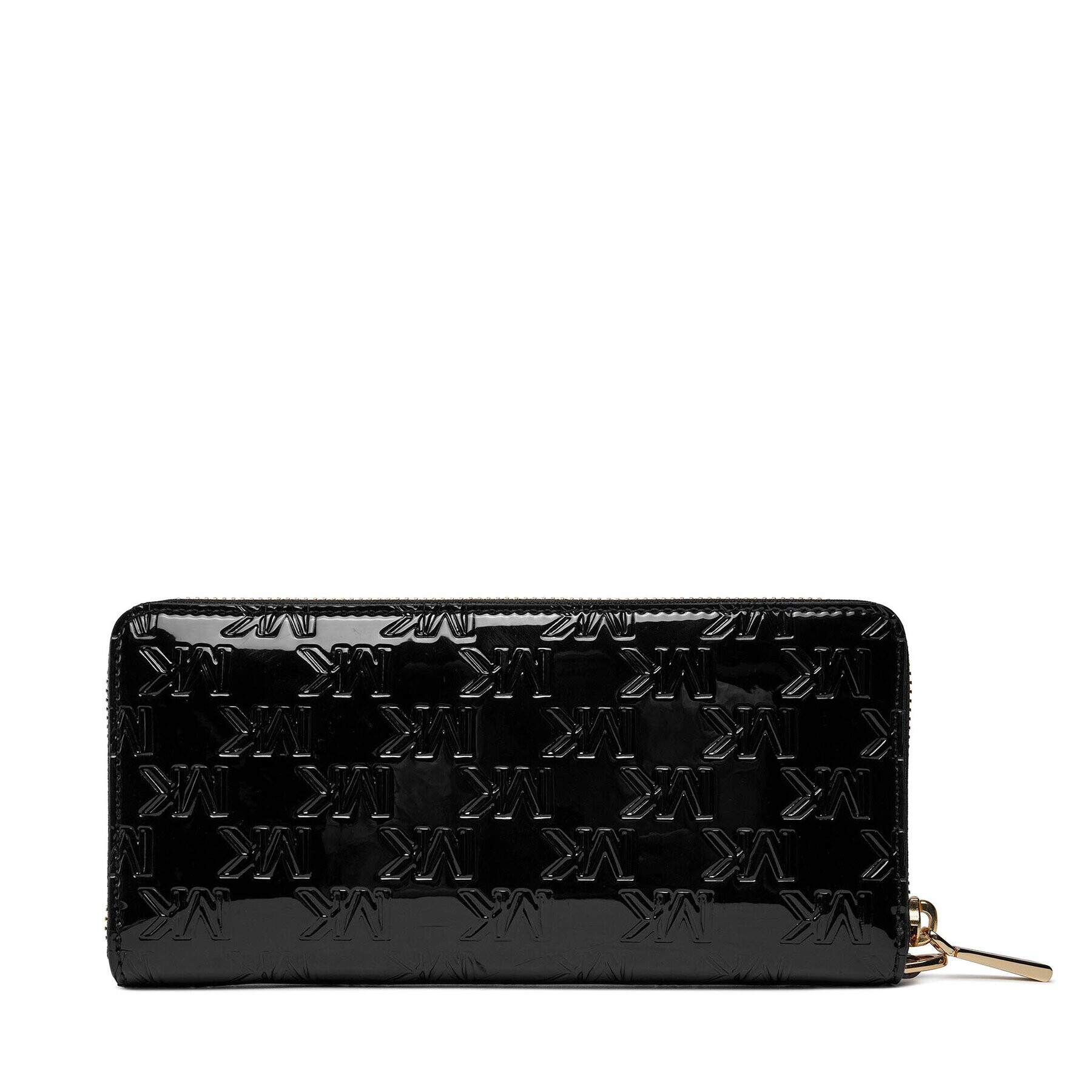 MICHAEL Michael Kors Голям дамски портфейл Large Logo Embossed 34H3GJ6T9U Черен - Pepit.bg