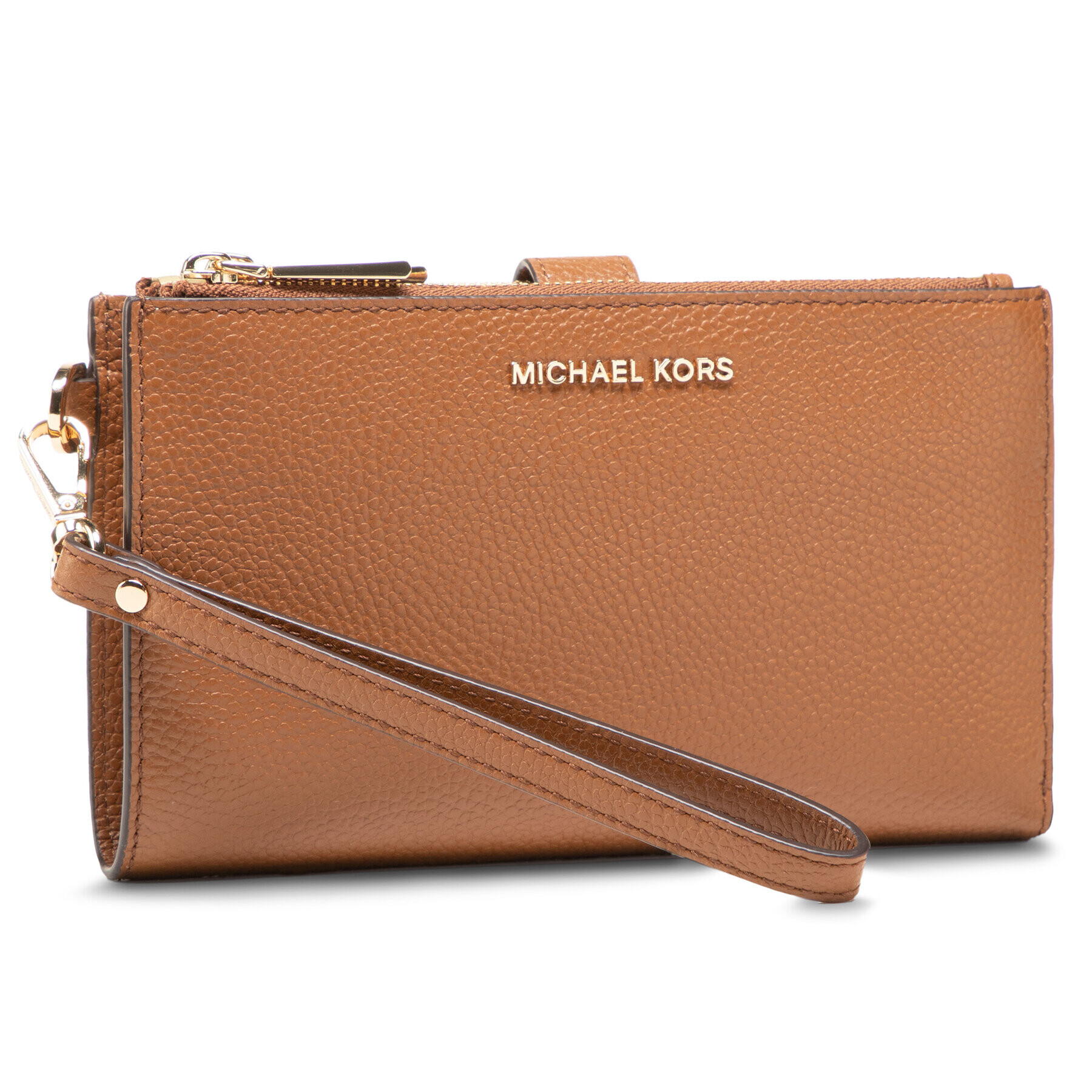 MICHAEL Michael Kors Голям дамски портфейл Jet Set 34F9GAFW4L Кафяв - Pepit.bg