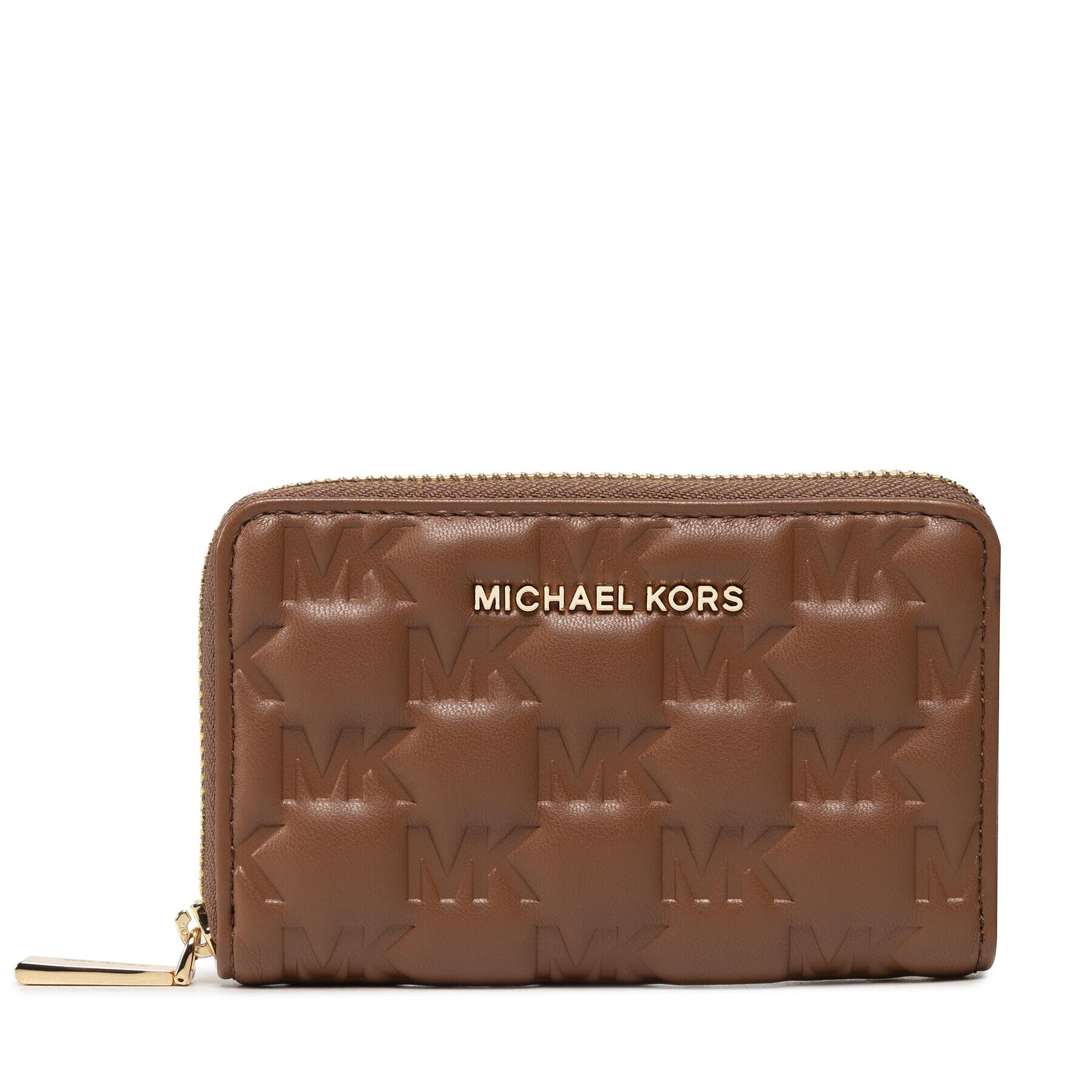 MICHAEL Michael Kors Голям дамски портфейл Jet Set 34S2GJ6D0L Кафяв - Pepit.bg