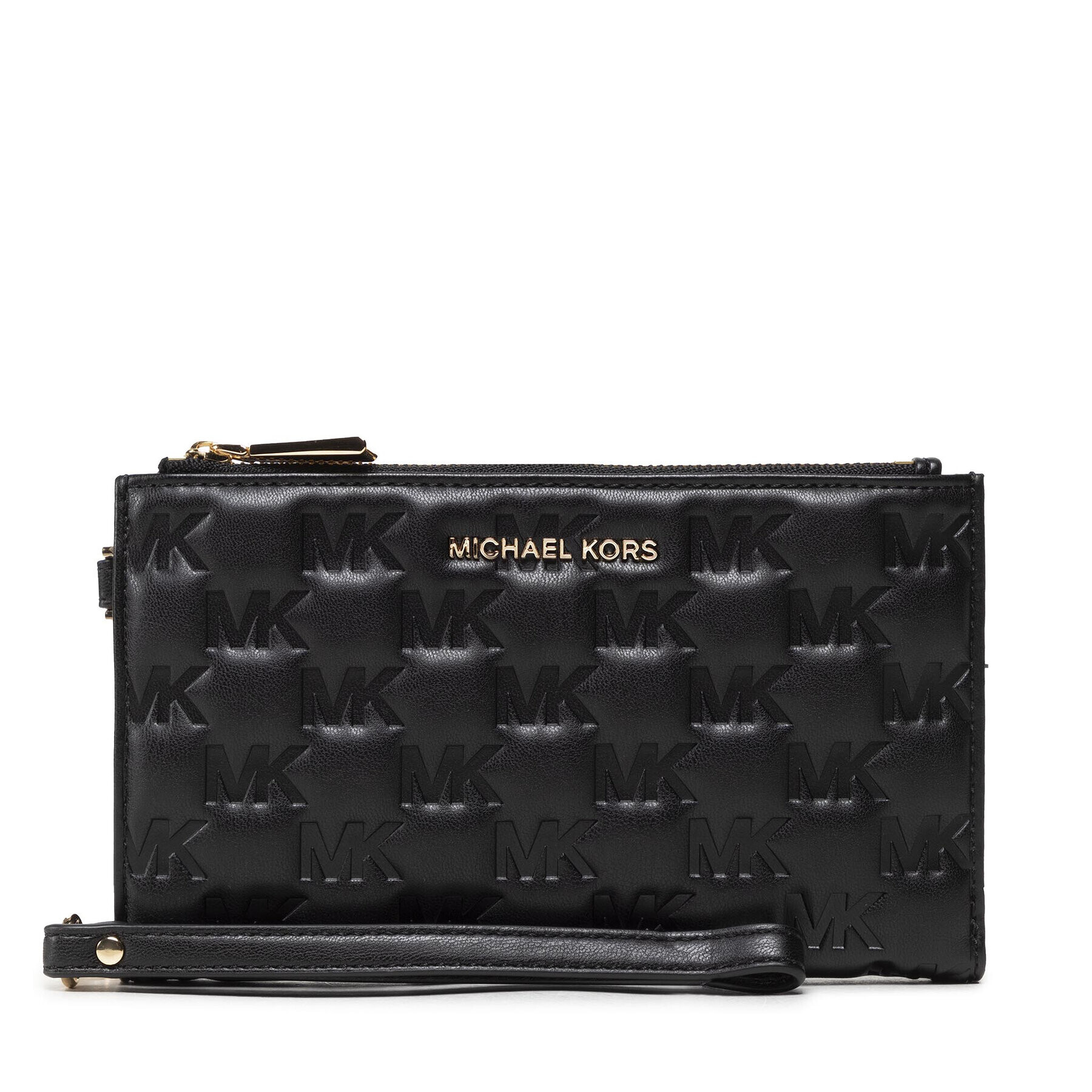 MICHAEL Michael Kors Голям дамски портфейл Jet Set 34S2GJ6W4L Черен - Pepit.bg