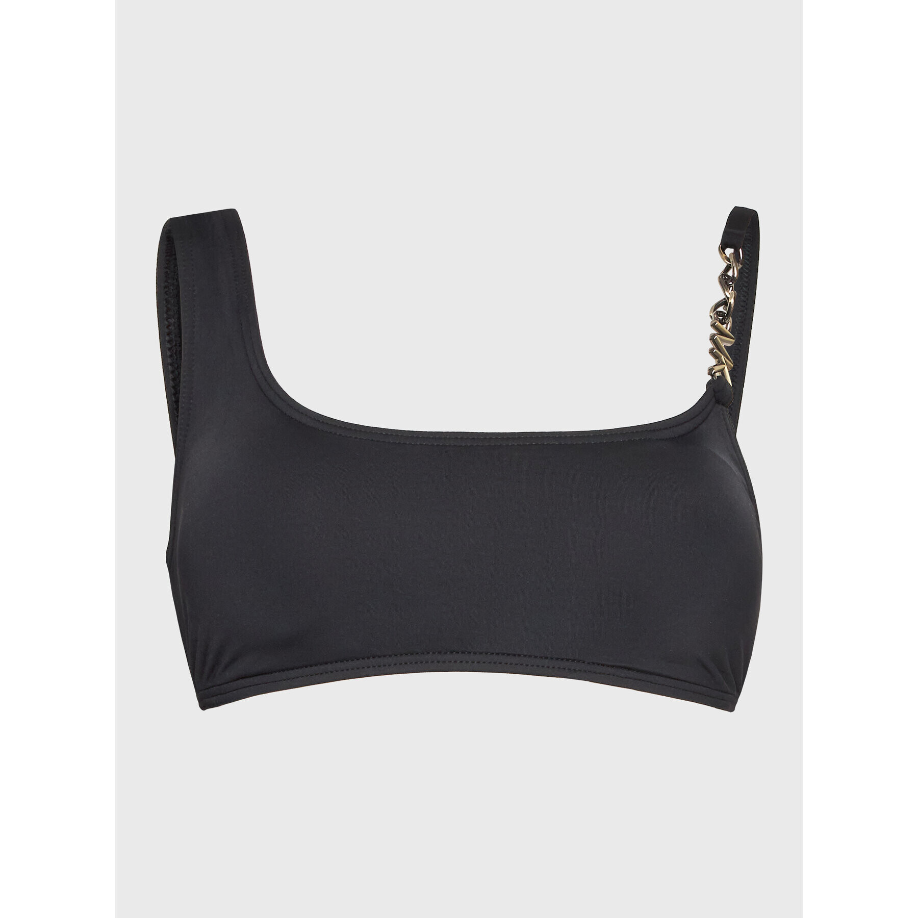 MICHAEL Michael Kors Горнище на бански Logo Chain MM1K033 Черен - Pepit.bg