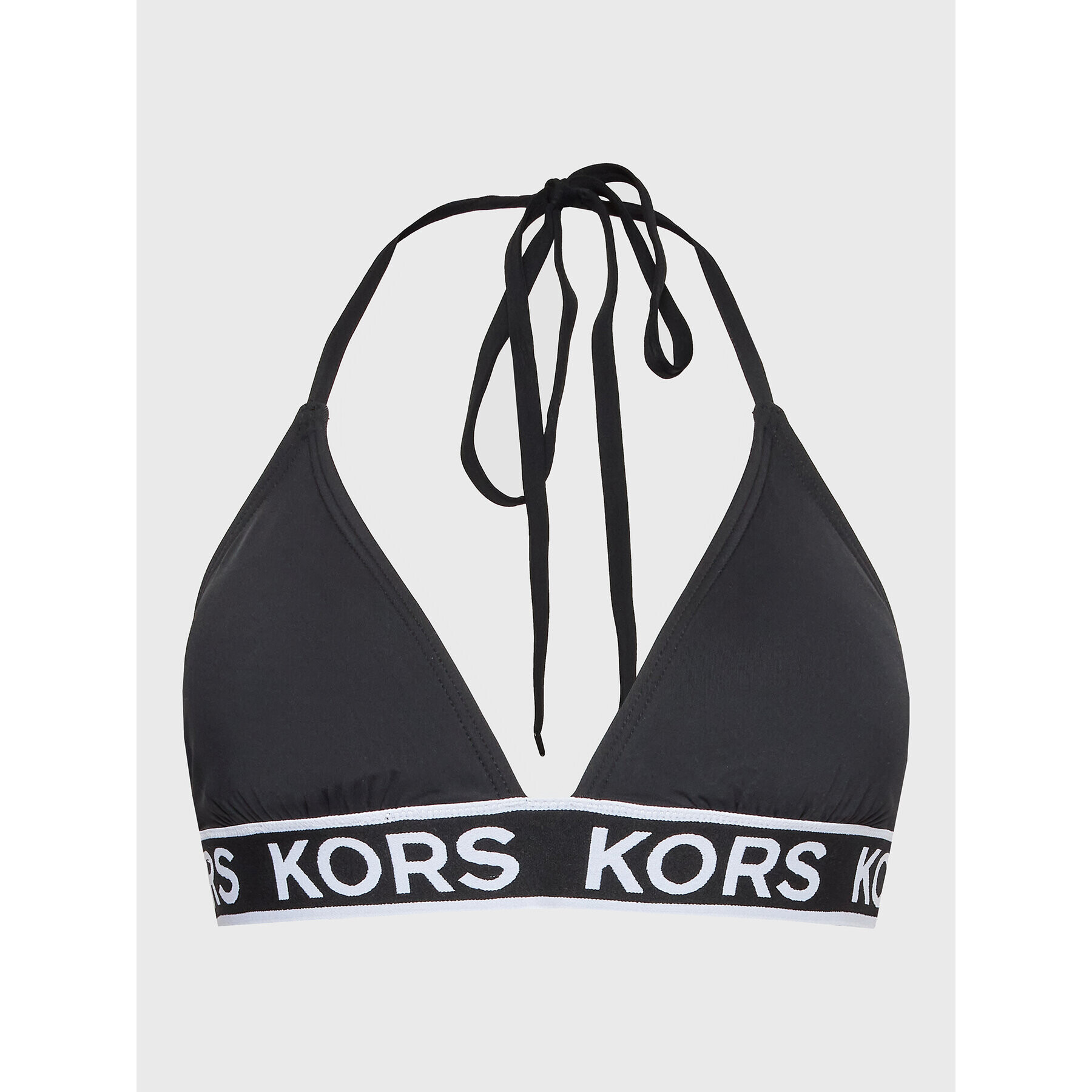MICHAEL Michael Kors Горнище на бански Logo Elastics MM2M710 Черен - Pepit.bg