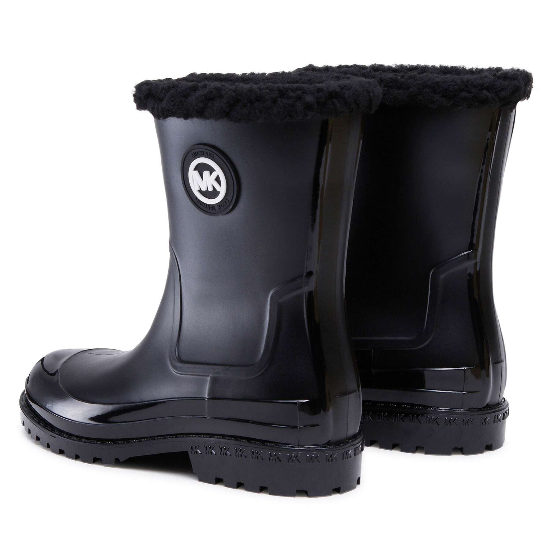 MICHAEL Michael Kors Гумени ботуши Montaigne Pullon Rainboot 40F2MNFB6Q Черен - Pepit.bg