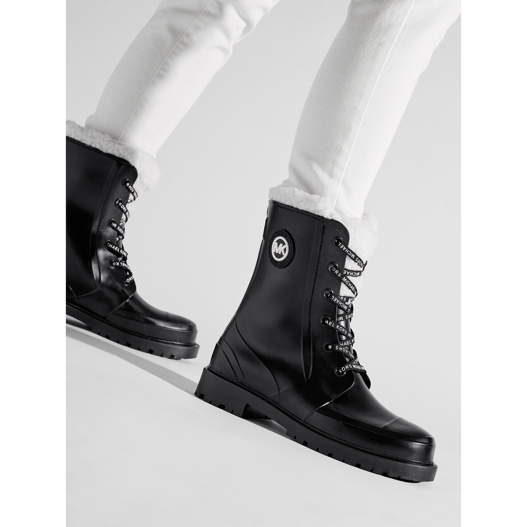 MICHAEL Michael Kors Гумени ботуши Montaigne Rainboot 40F1MNFB8Q Черен - Pepit.bg