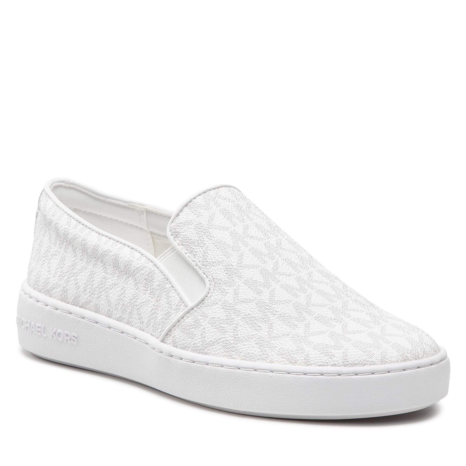 MICHAEL Michael Kors Гуменки Keaton Slip On 43F7KTFP1B Бял - Pepit.bg