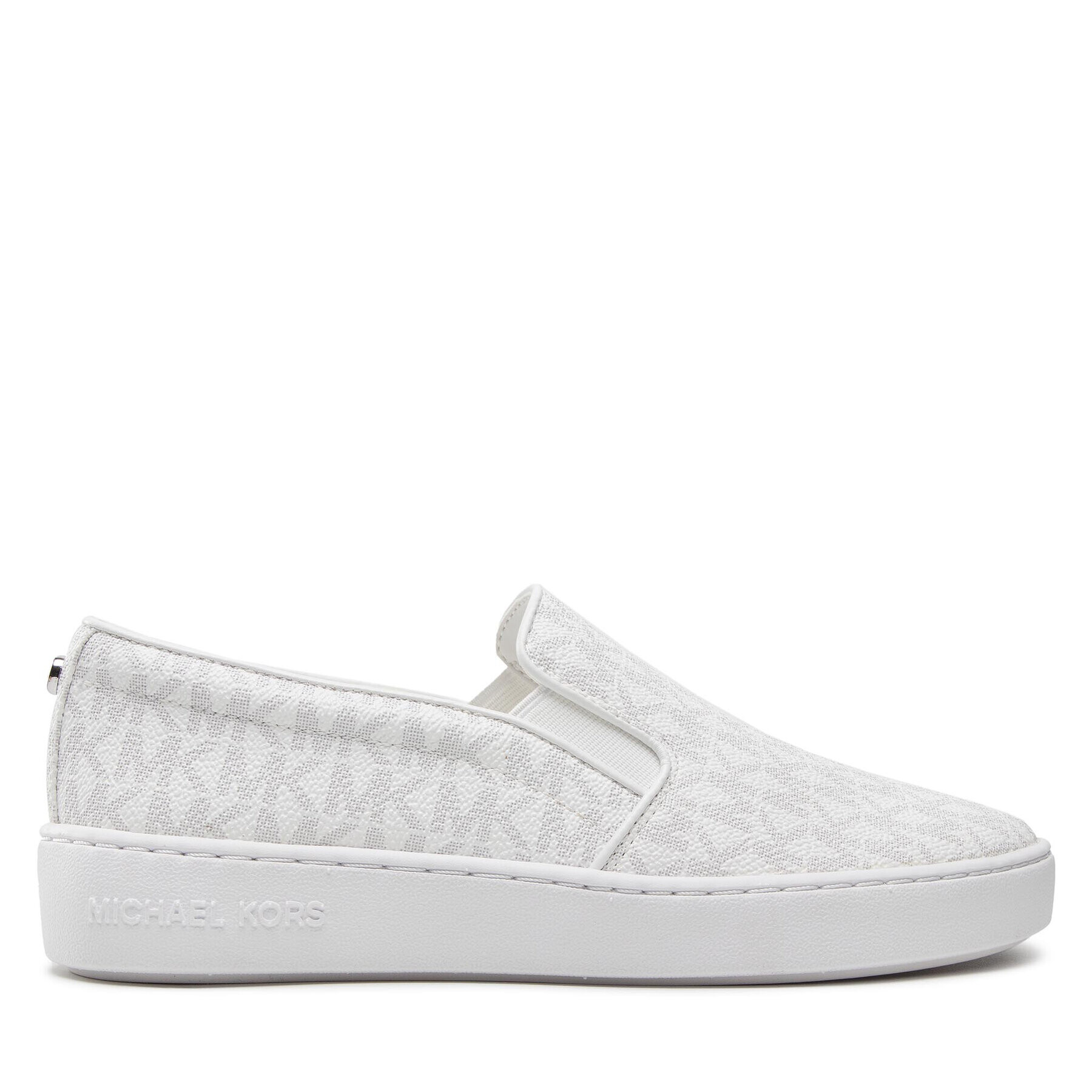 MICHAEL Michael Kors Гуменки Keaton Slip On 43F7KTFP1B Бял - Pepit.bg