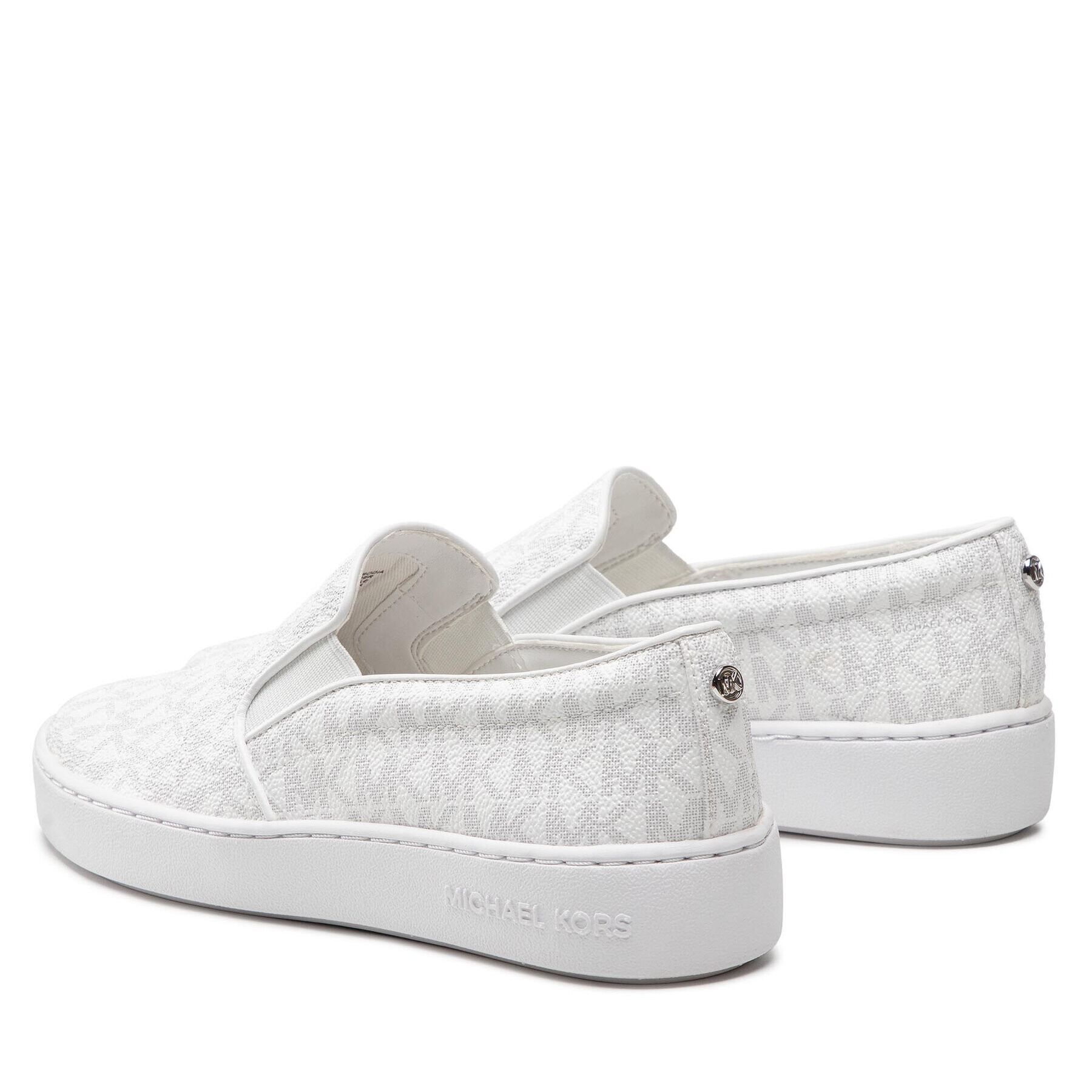 MICHAEL Michael Kors Гуменки Keaton Slip On 43F7KTFP1B Бял - Pepit.bg