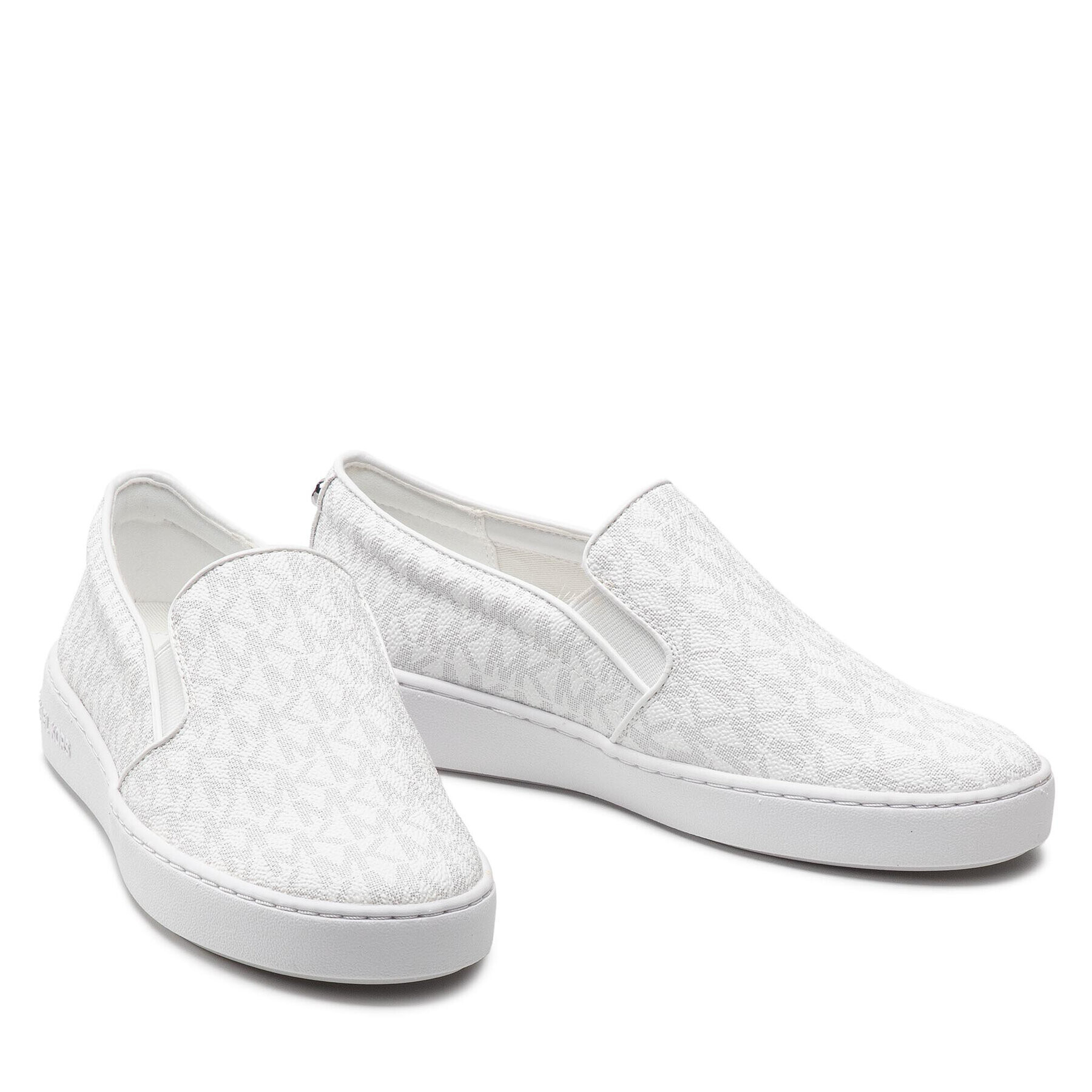 MICHAEL Michael Kors Гуменки Keaton Slip On 43F7KTFP1B Бял - Pepit.bg