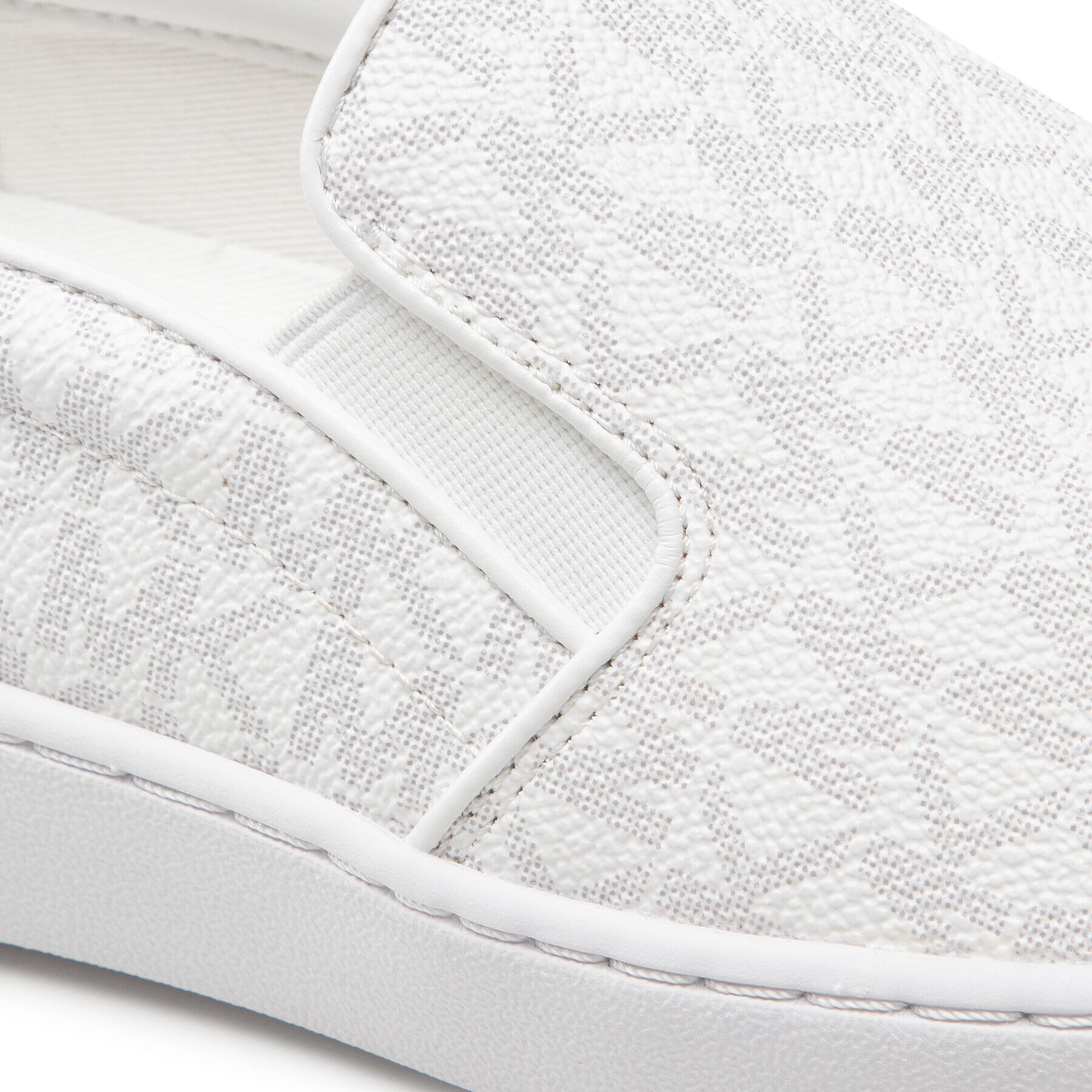 MICHAEL Michael Kors Гуменки Keaton Slip On 43F7KTFP1B Бял - Pepit.bg